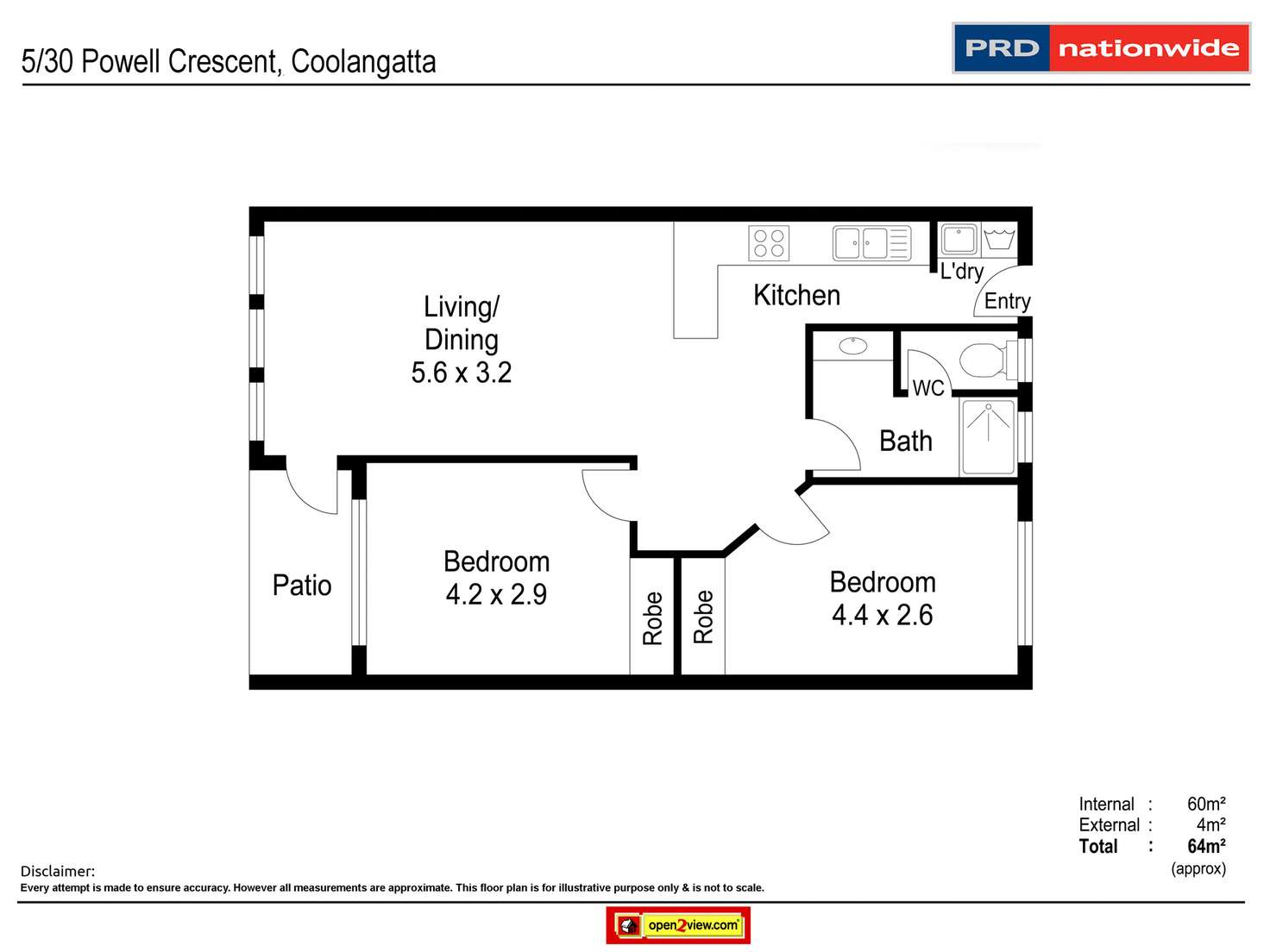Floorplan of Homely unit listing, 5/30 Powell Crescent, Coolangatta QLD 4225