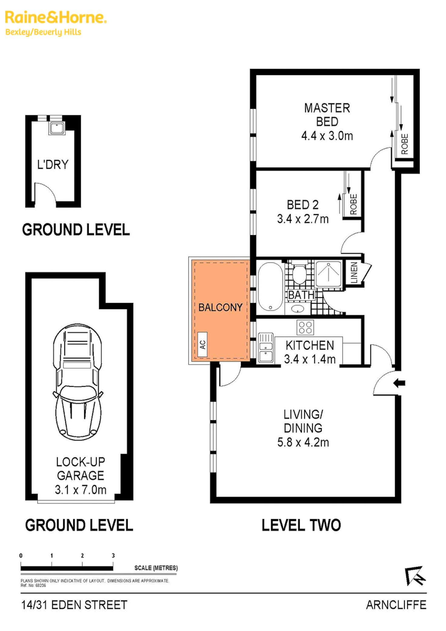 Floorplan of Homely unit listing, 14/31 Eden Street, Arncliffe NSW 2205