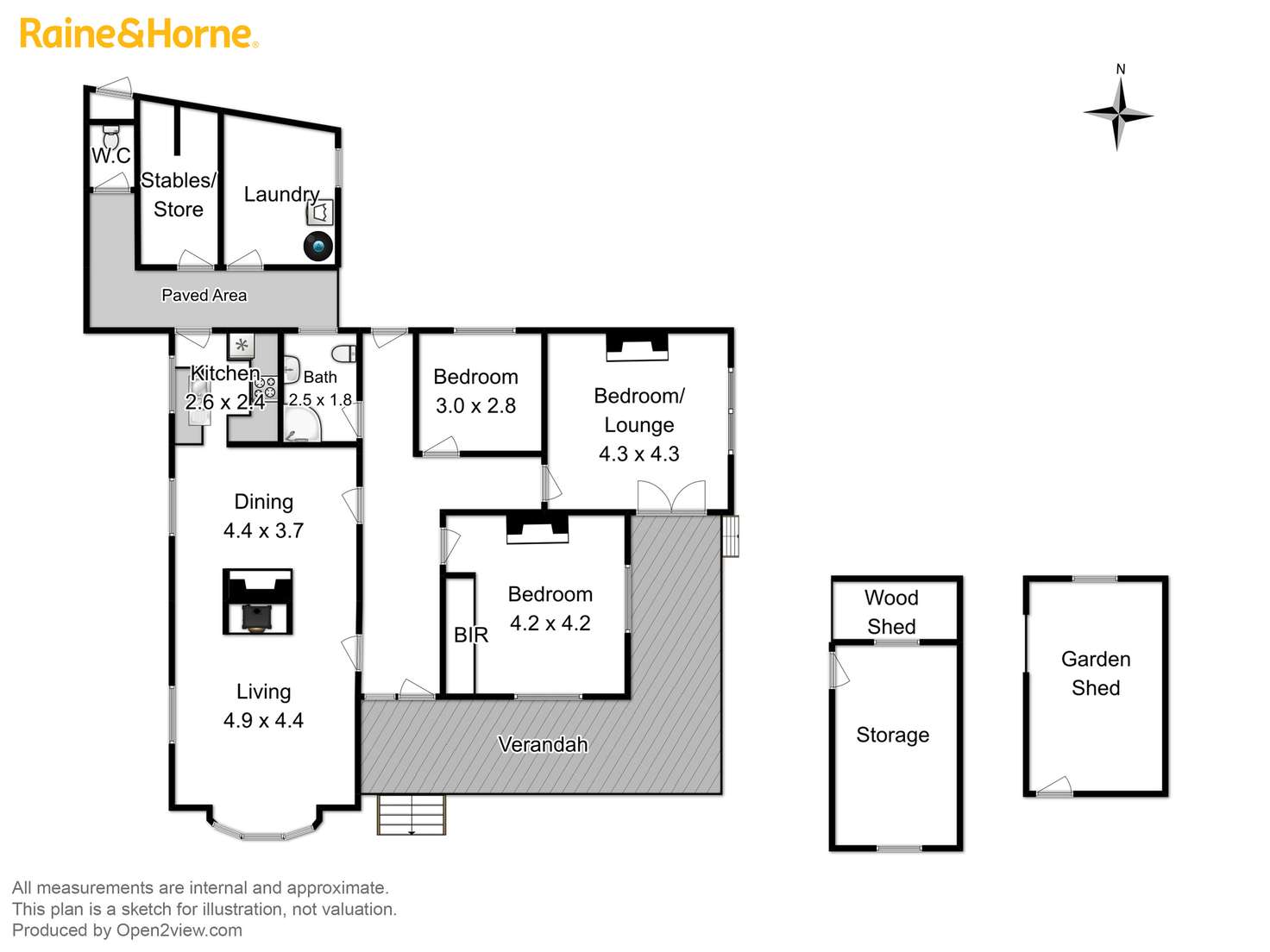 Floorplan of Homely house listing, 19 Garden Road, Moonah TAS 7009