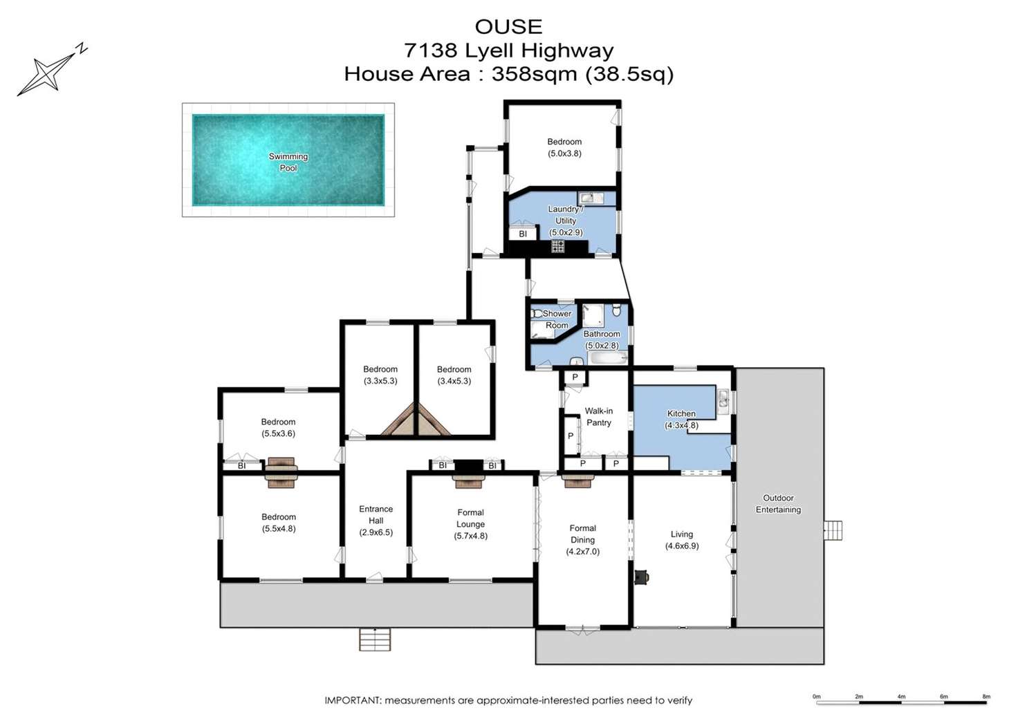 Floorplan of Homely house listing, 7138 Lyell Highway, Ouse TAS 7140