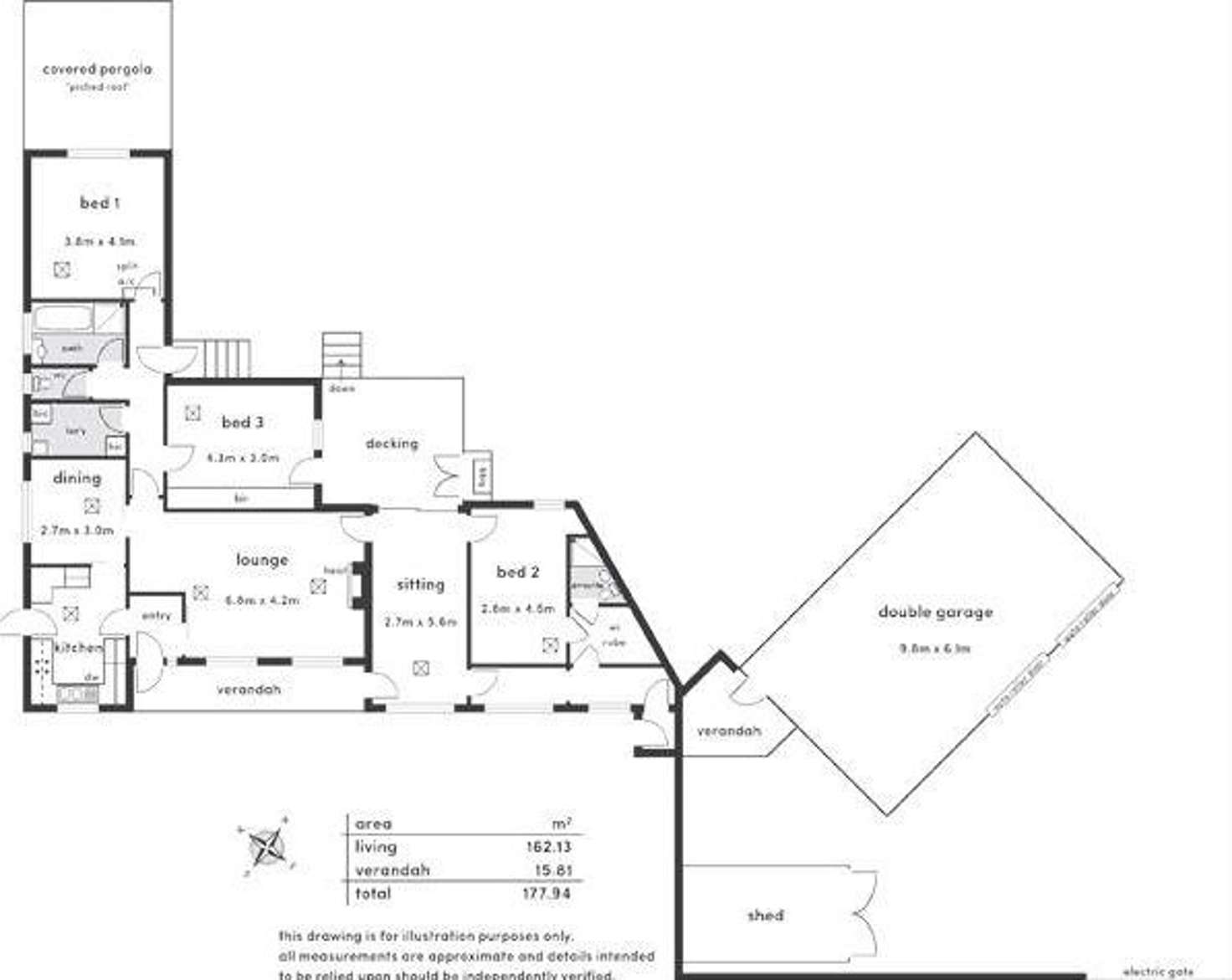 Floorplan of Homely house listing, 2A Riverdale Road, Myrtle Bank SA 5064