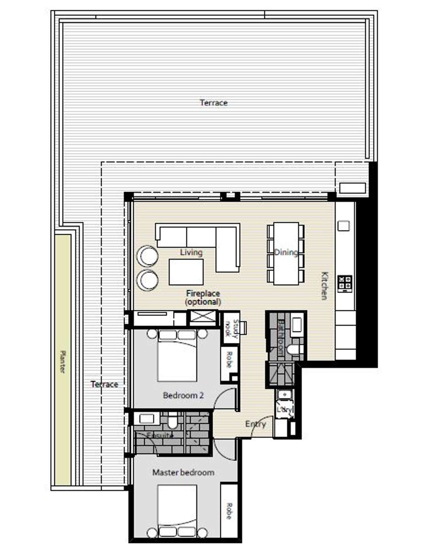 Floorplan of Homely apartment listing, 14/204 Whitehorse Road, Balwyn VIC 3103