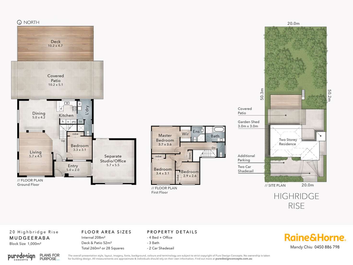 Floorplan of Homely house listing, 20 Highbridge Rise, Mudgeeraba QLD 4213