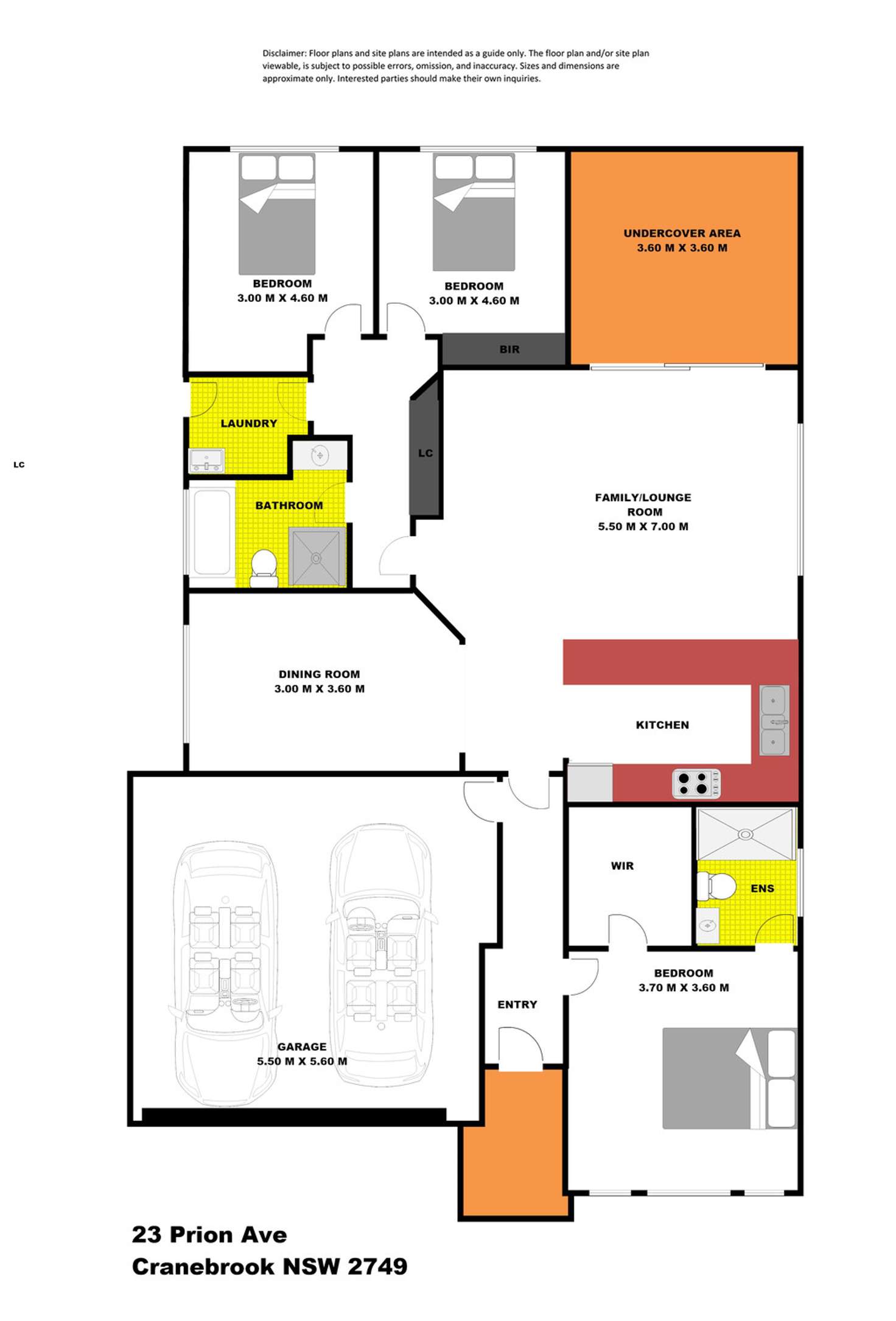 Floorplan of Homely house listing, 23 Prion Avenue, Cranebrook NSW 2749