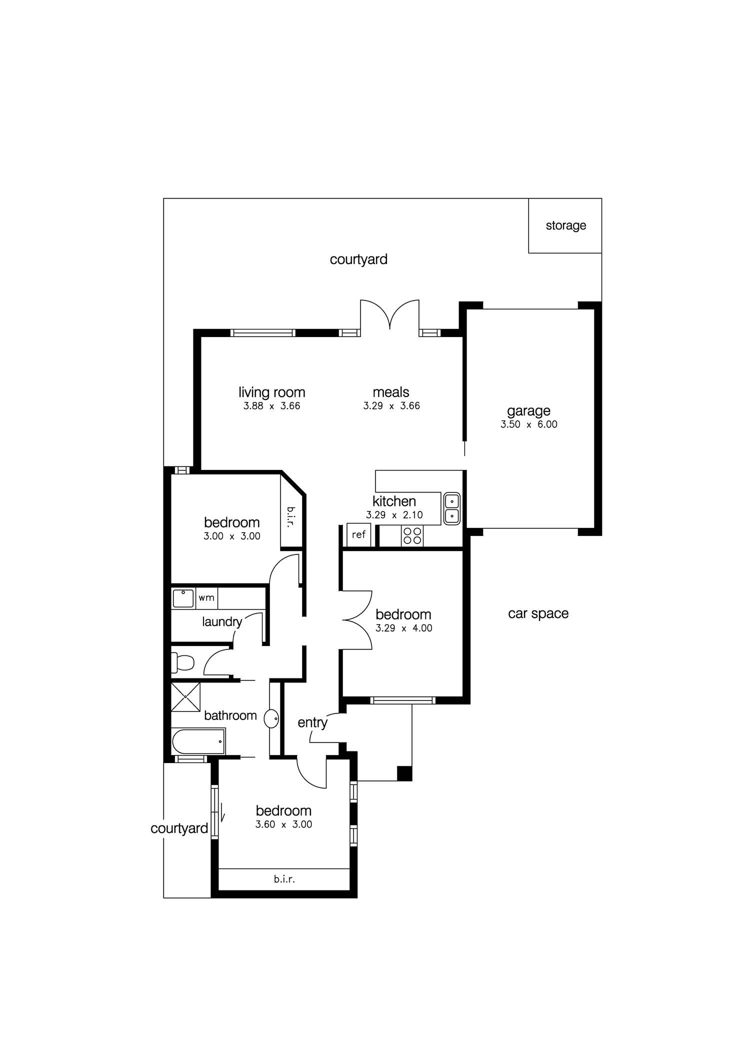 Floorplan of Homely house listing, 4/11 Hancock Street, Altona VIC 3018
