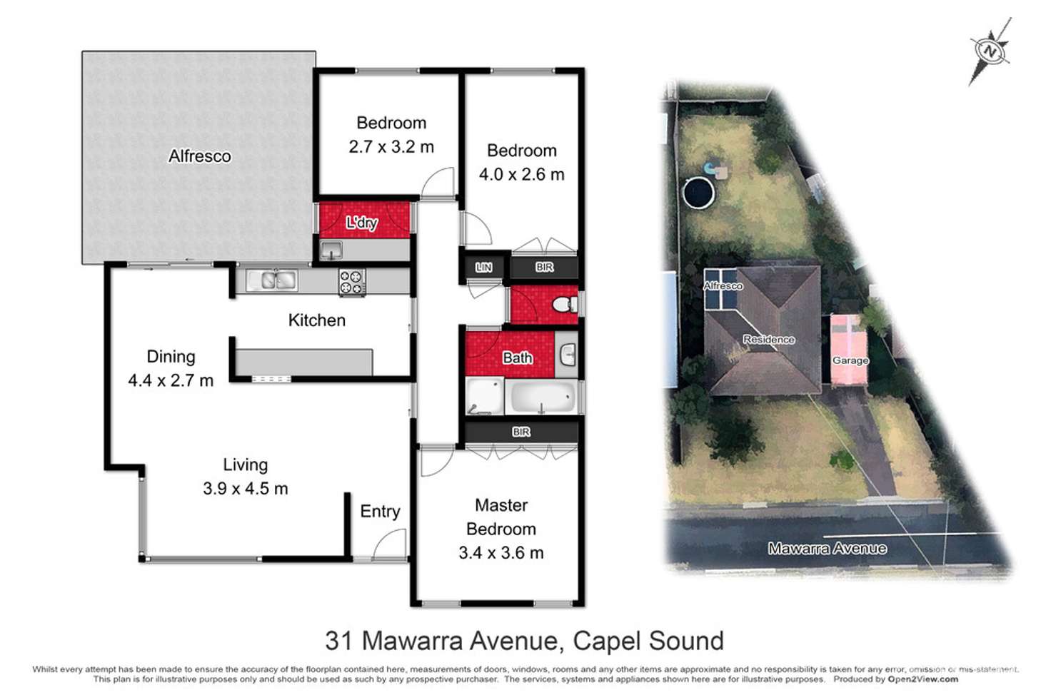 Floorplan of Homely house listing, 31 Mawarra Avenue, Capel Sound VIC 3940