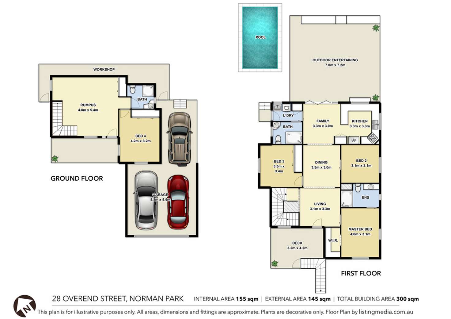 Floorplan of Homely house listing, 28 Overend Street, Norman Park QLD 4170