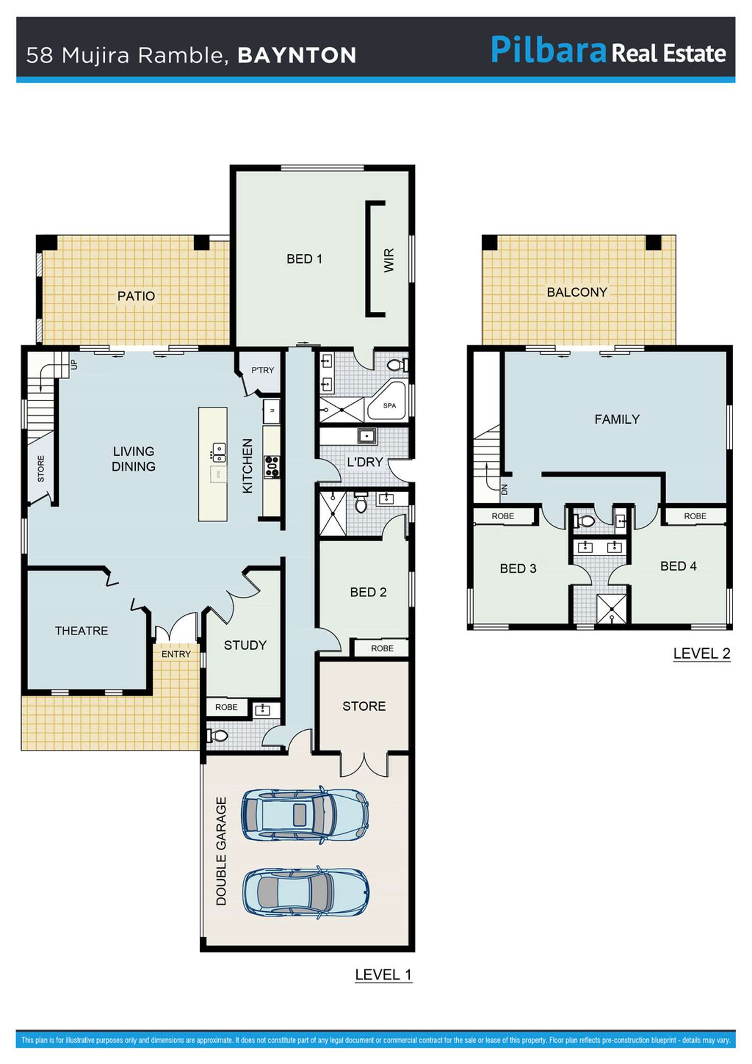 Floorplan of Homely house listing, 58 Mujira Ramble, Baynton WA 6714