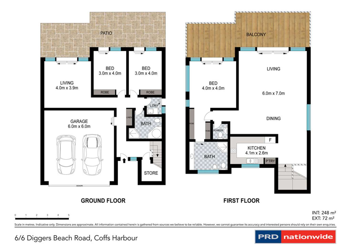 Floorplan of Homely house listing, 6/6 Diggers Beach Road, Coffs Harbour NSW 2450