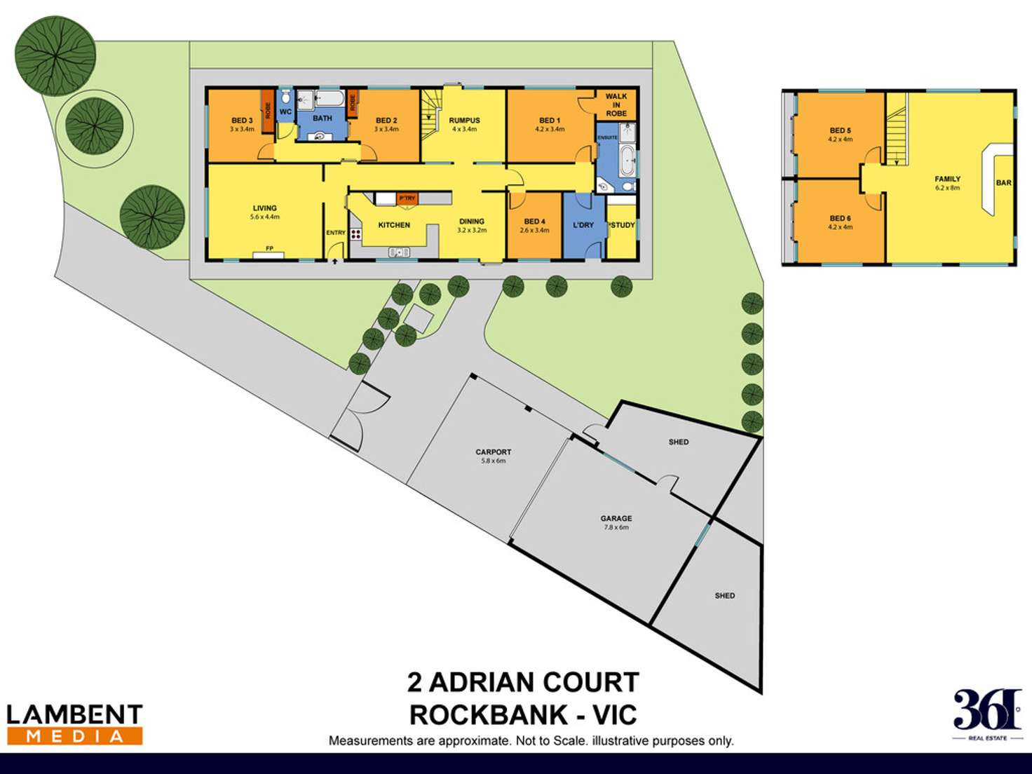 Floorplan of Homely house listing, 2 Adrian Ct, Rockbank VIC 3335