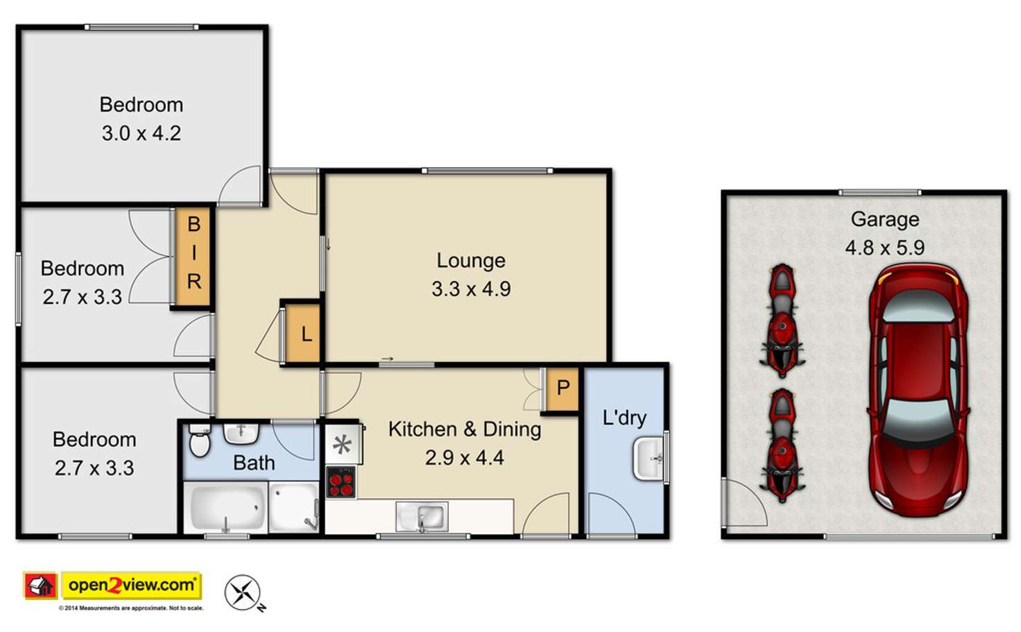 Floorplan of Homely house listing, 54 Tichborne Drive, Quakers Hill NSW 2763