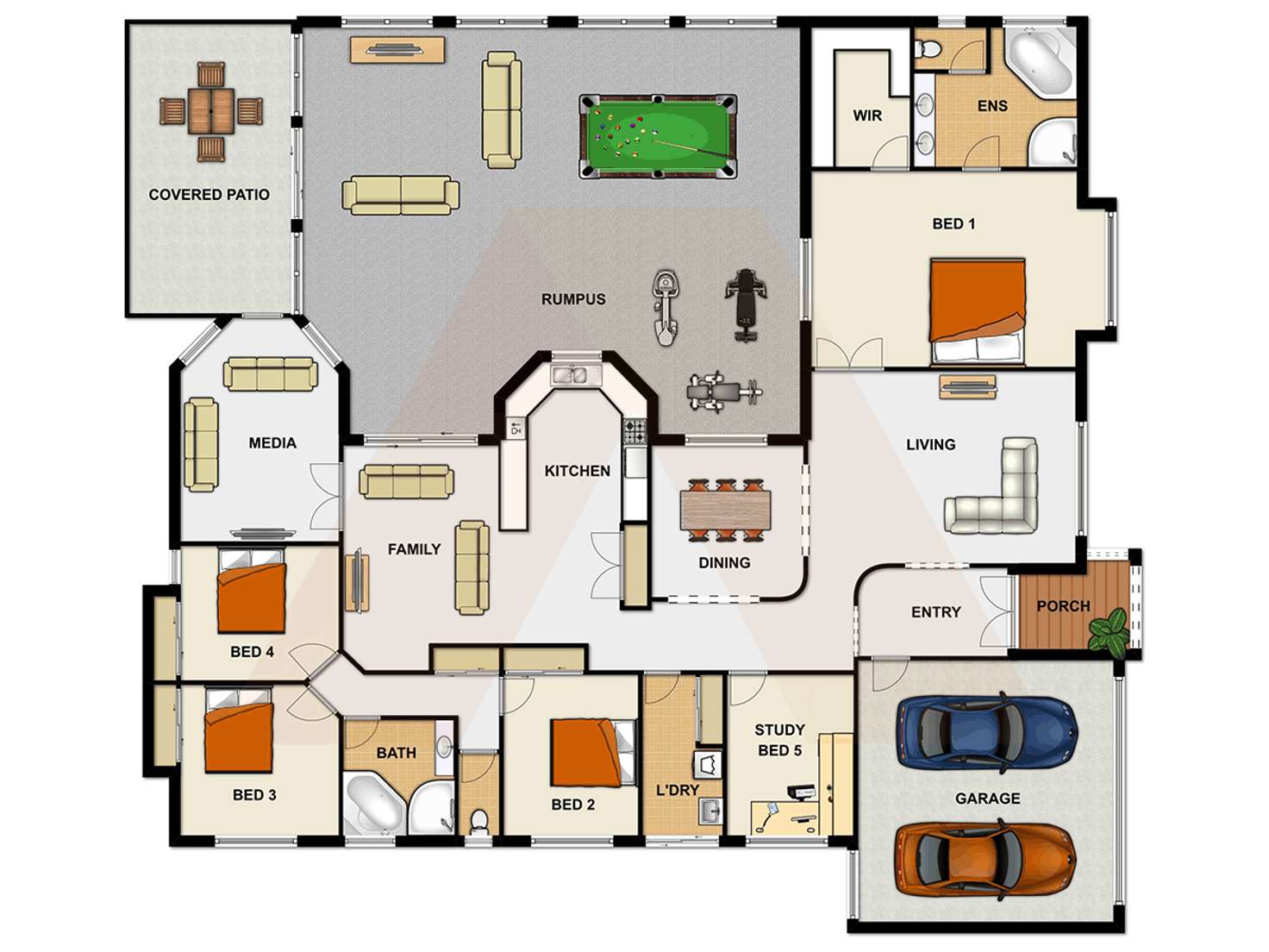 Floorplan of Homely house listing, 1-5 Corkwood Ct, Jimboomba QLD 4280