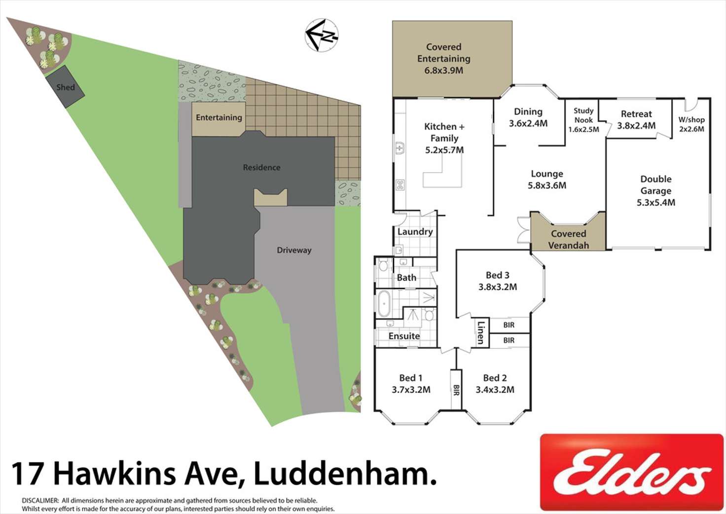 Floorplan of Homely house listing, 17 Hawkins Avenue, Luddenham NSW 2745