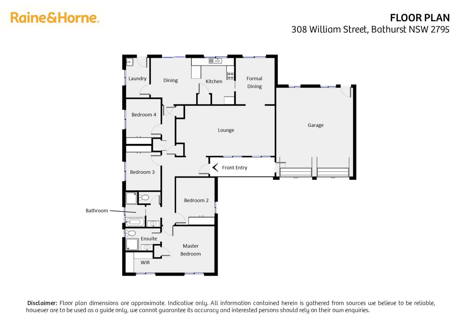 Floorplan of Homely house listing, 308 William Street, Bathurst NSW 2795