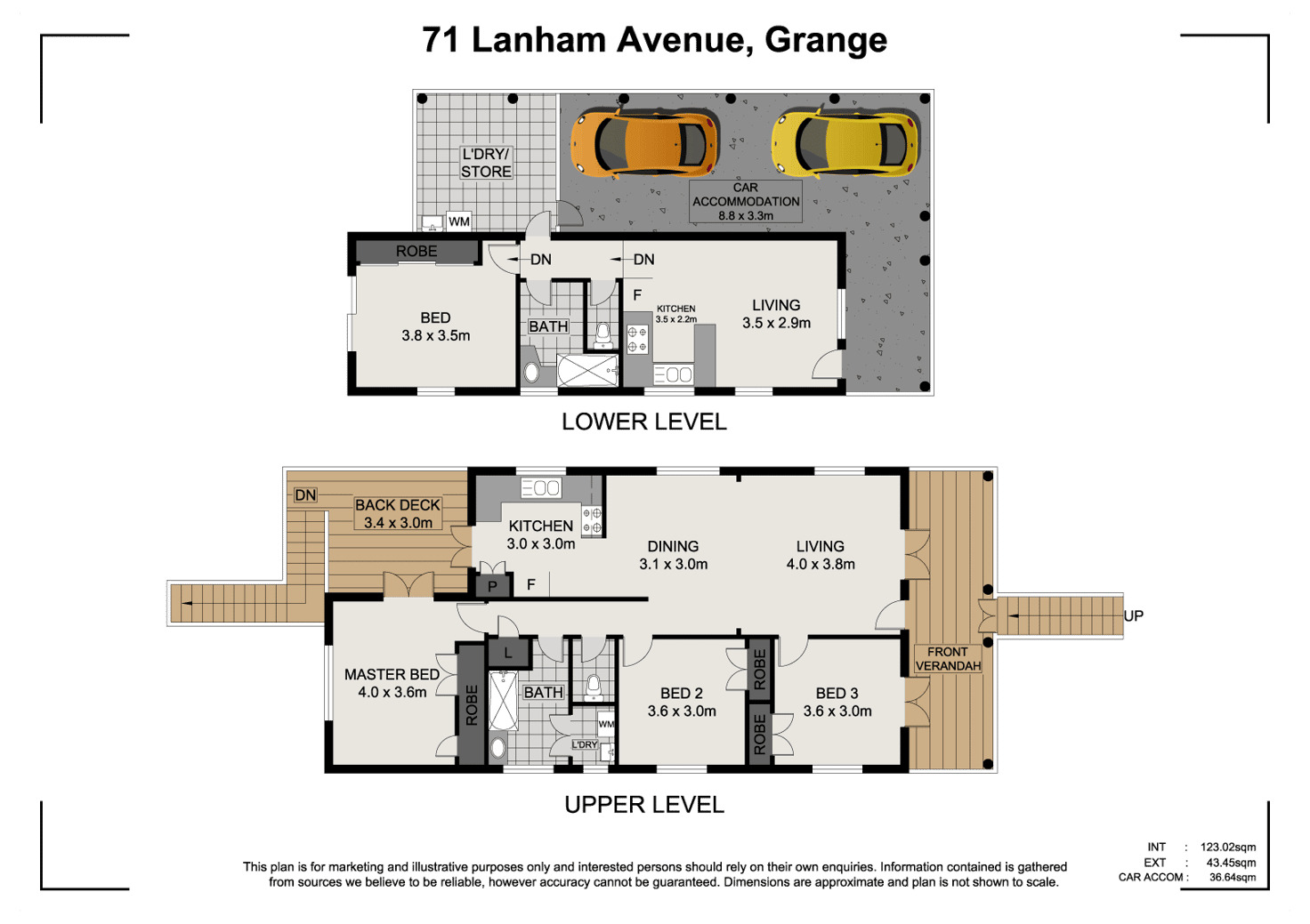 Floorplan of Homely house listing, 71 Lanham Avenue, Grange QLD 4051