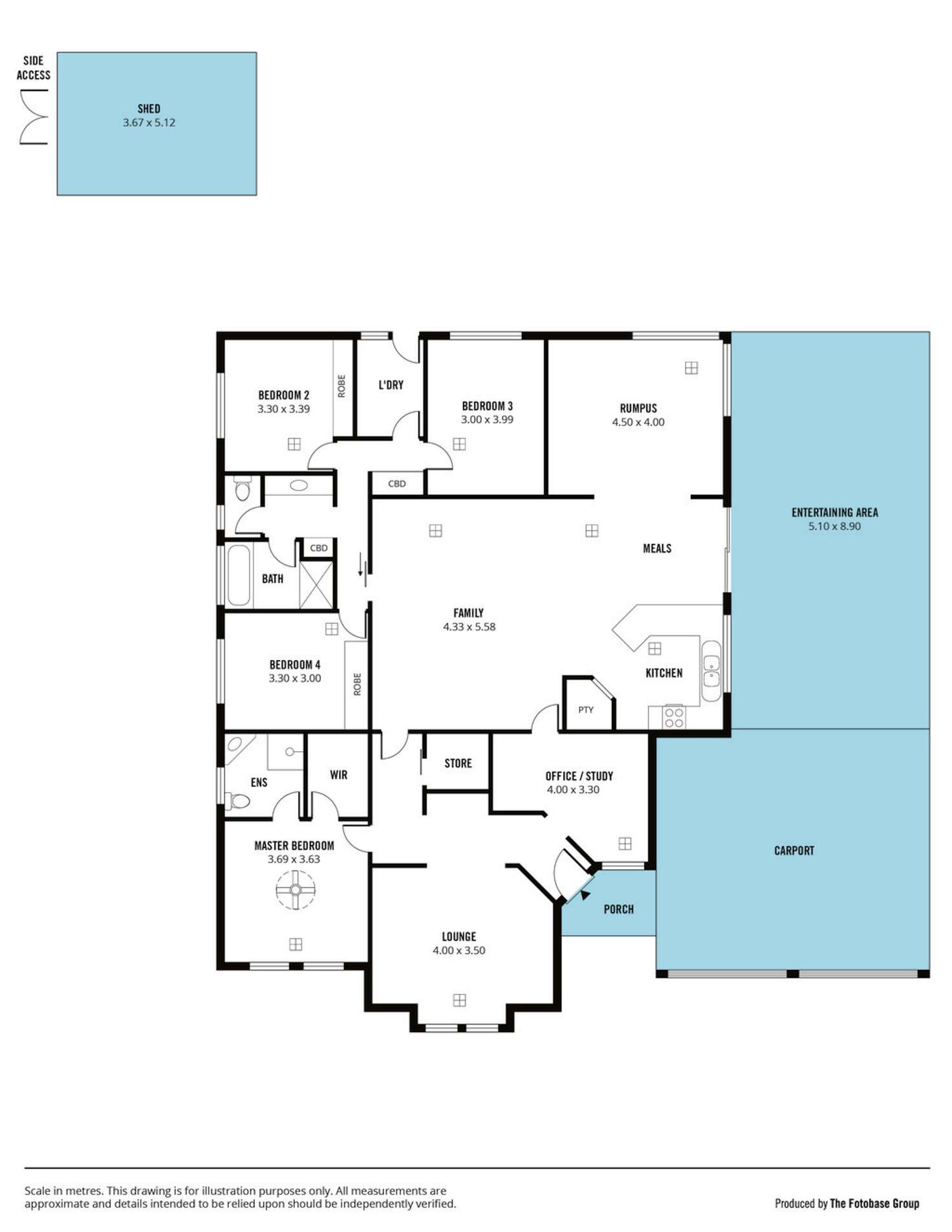 Floorplan of Homely house listing, 14 Marrington Circuit, Morphett Vale SA 5162