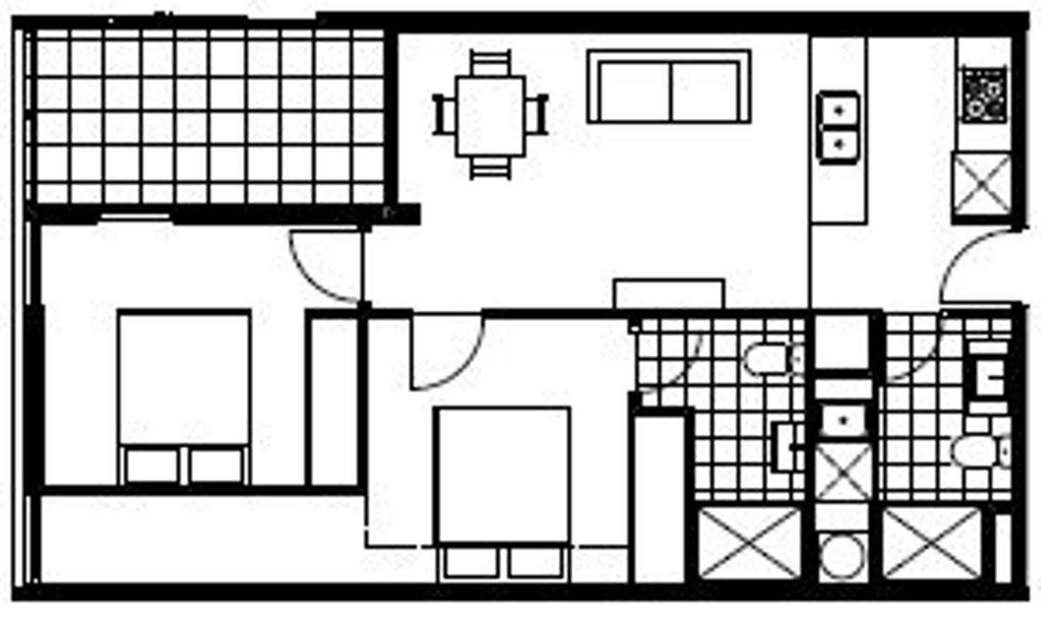 Floorplan of Homely apartment listing, 403/2-10 Plenty Road, Preston VIC 3072