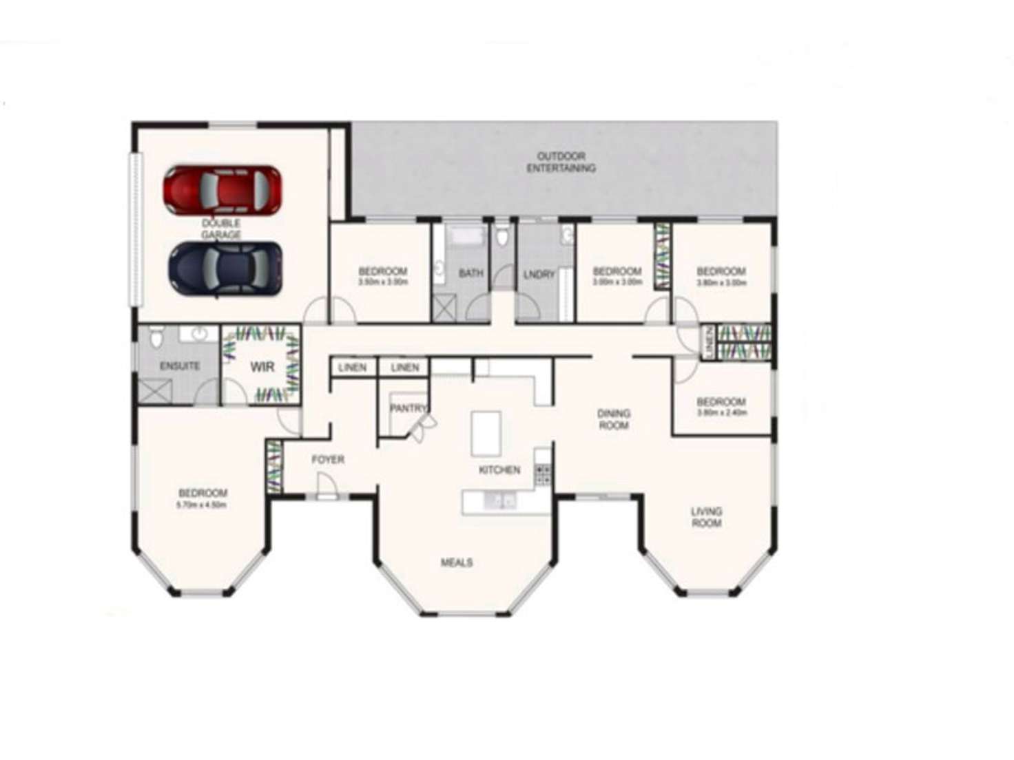 Floorplan of Homely acreageSemiRural listing, 80 Boston Road, Belmont QLD 4153