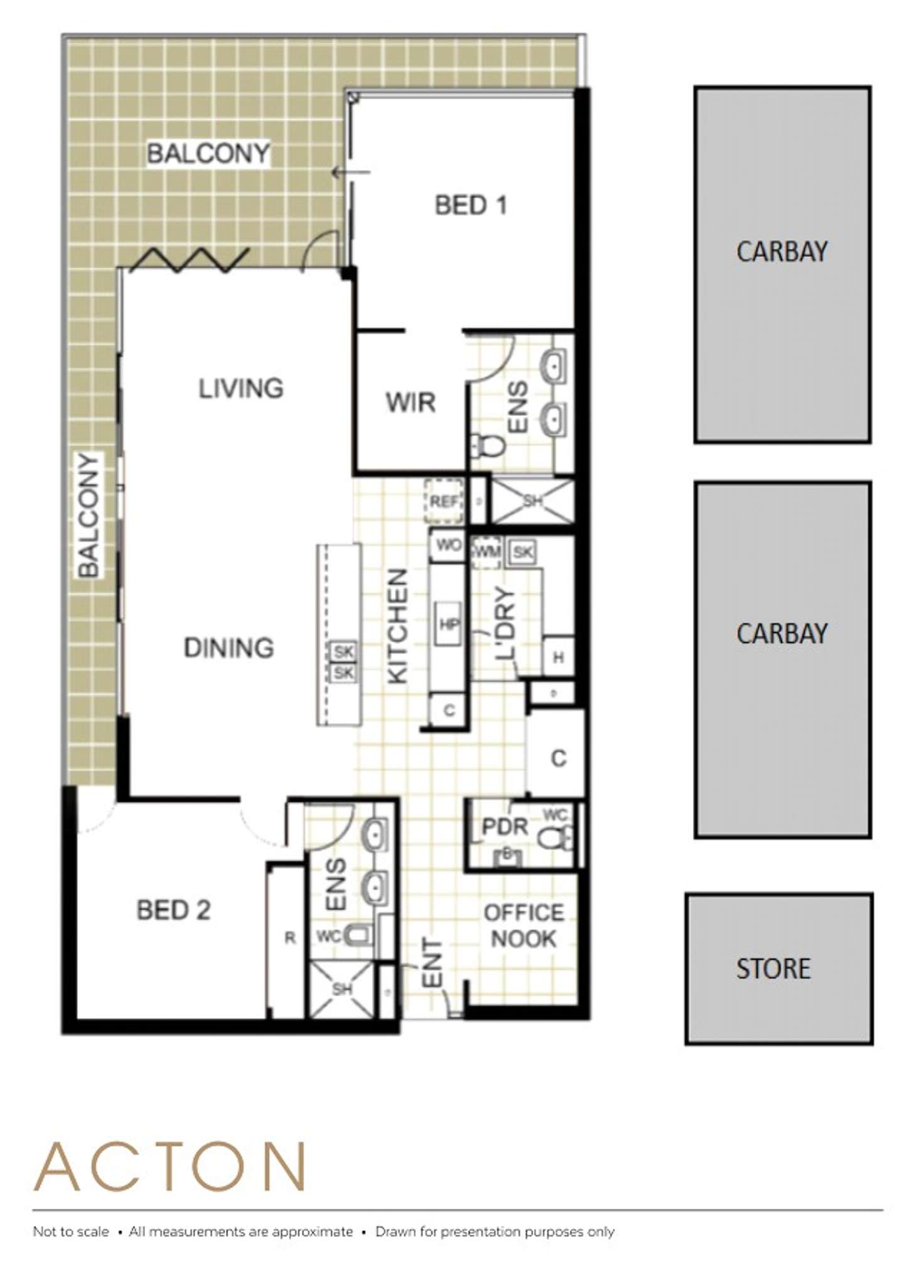 Floorplan of Homely apartment listing, 101/30 The Avenue, Nedlands WA 6009