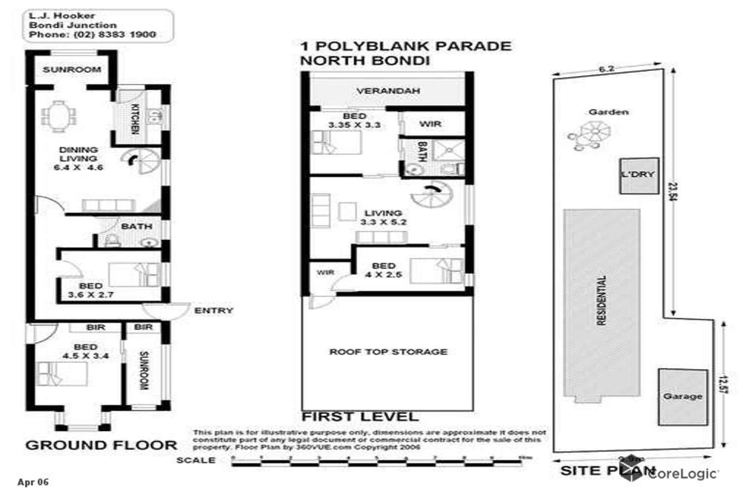 Floorplan of Homely house listing, 1 Polyblank Parade, North Bondi NSW 2026