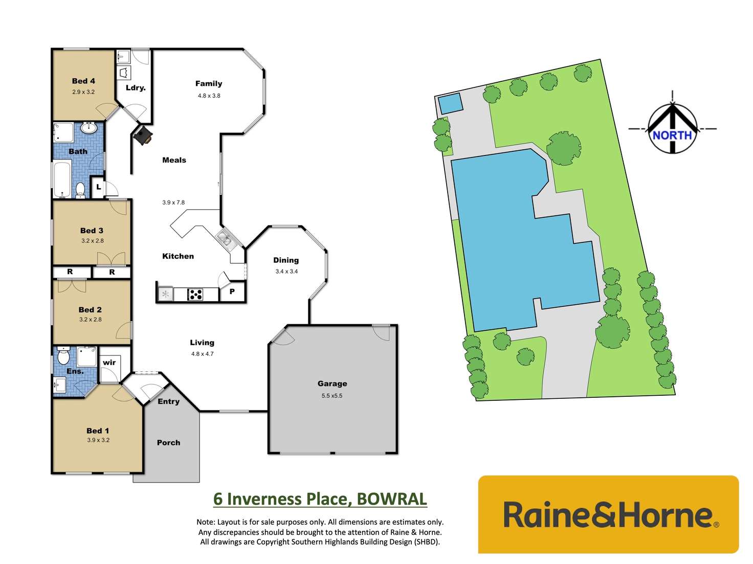 Floorplan of Homely house listing, 6 Inverness Place, Bowral NSW 2576