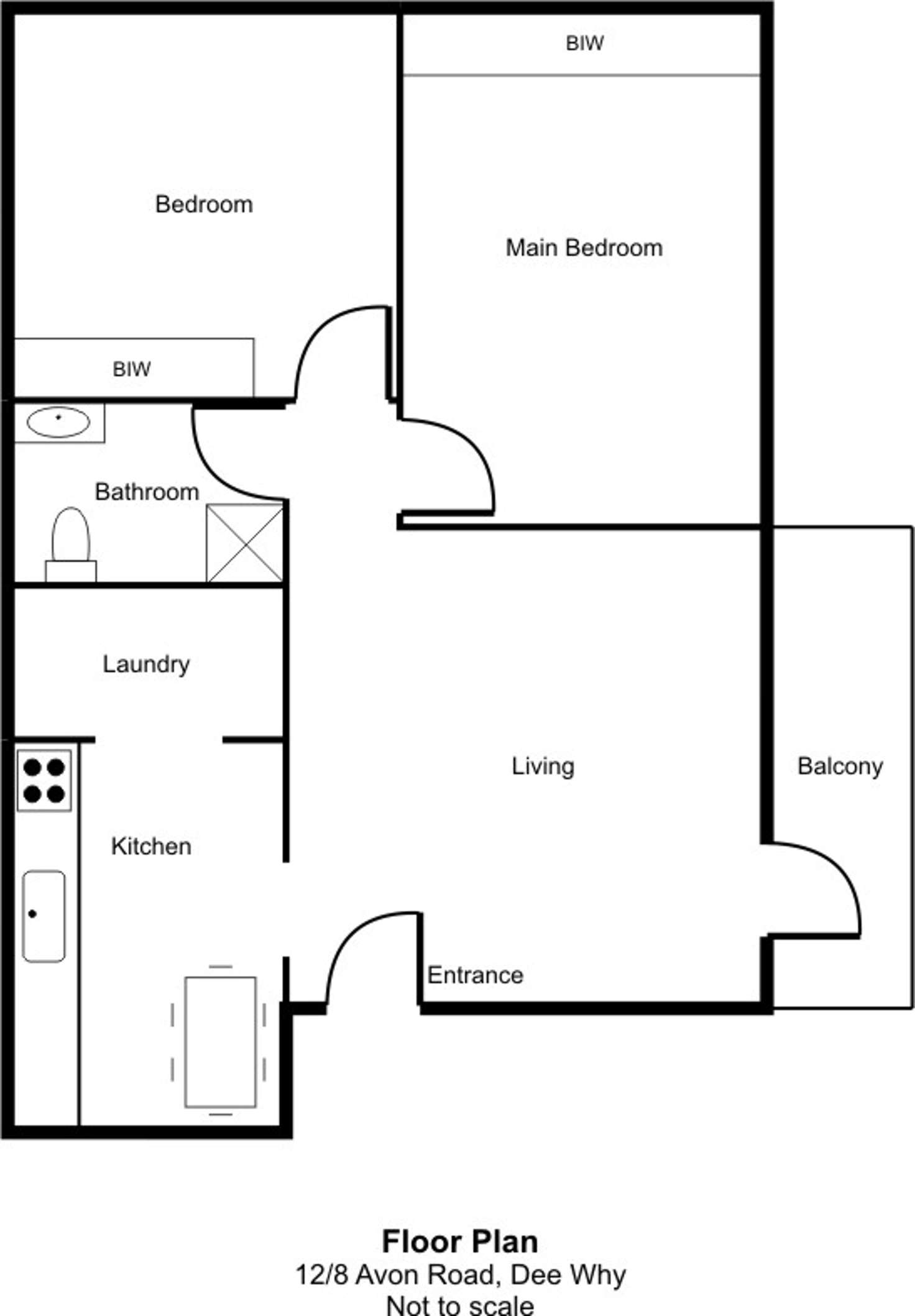 Floorplan of Homely unit listing, 12/8 Avon Rd, Dee Why NSW 2099