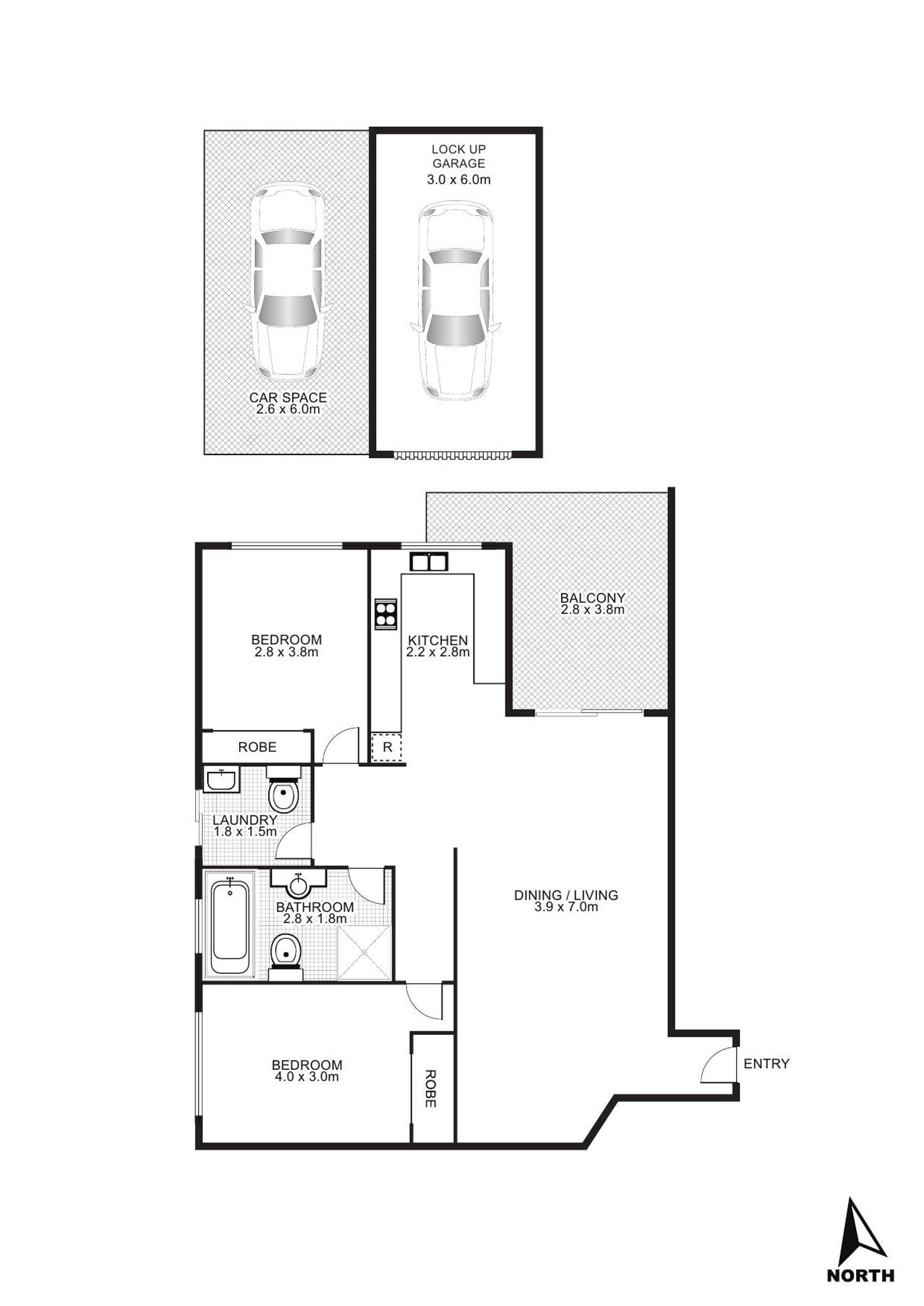 Floorplan of Homely house listing, 15/24-26 Luxford Road, Mount Druitt NSW 2770