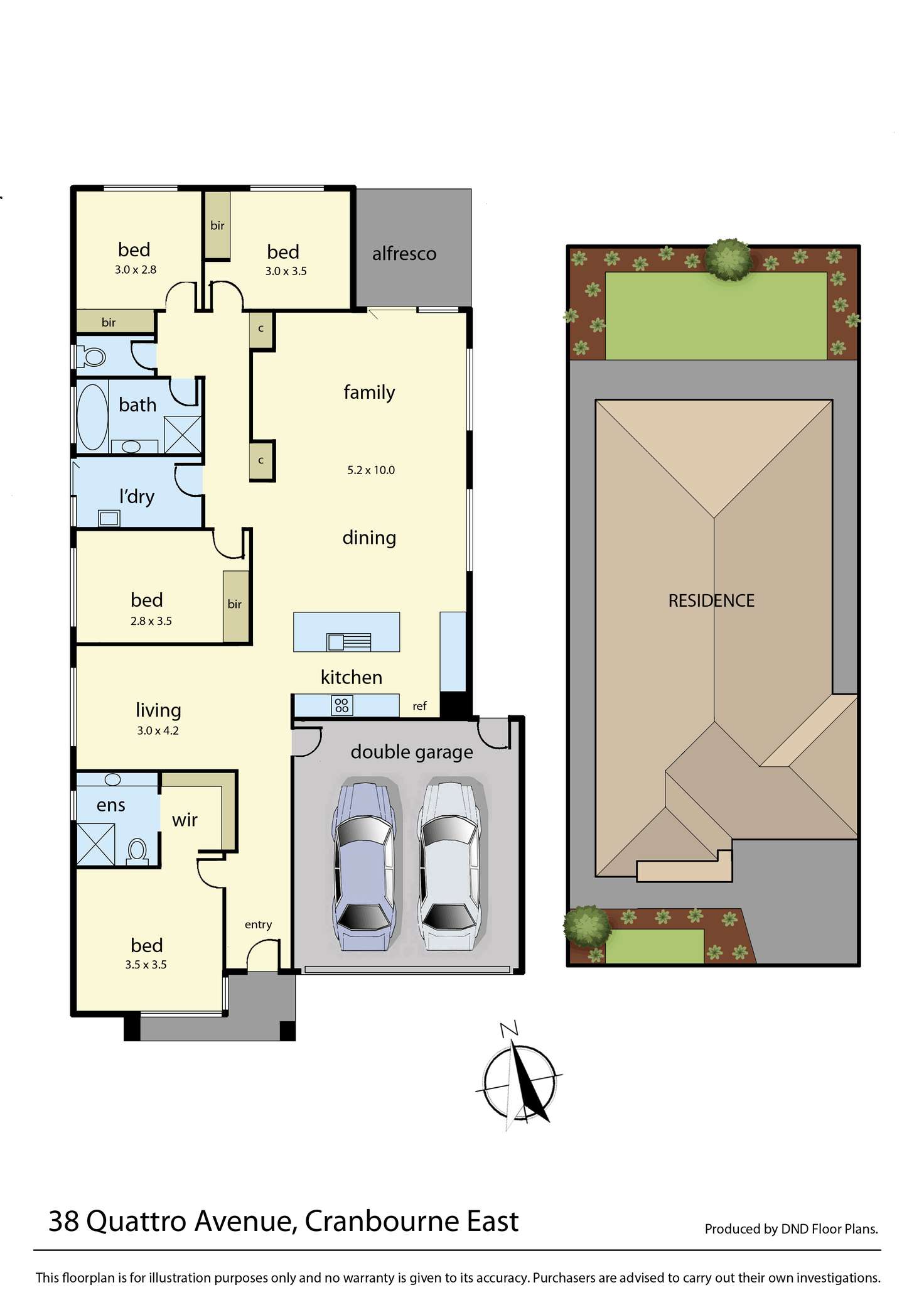 Floorplan of Homely house listing, 38 Quattro Avenue, Cranbourne East VIC 3977