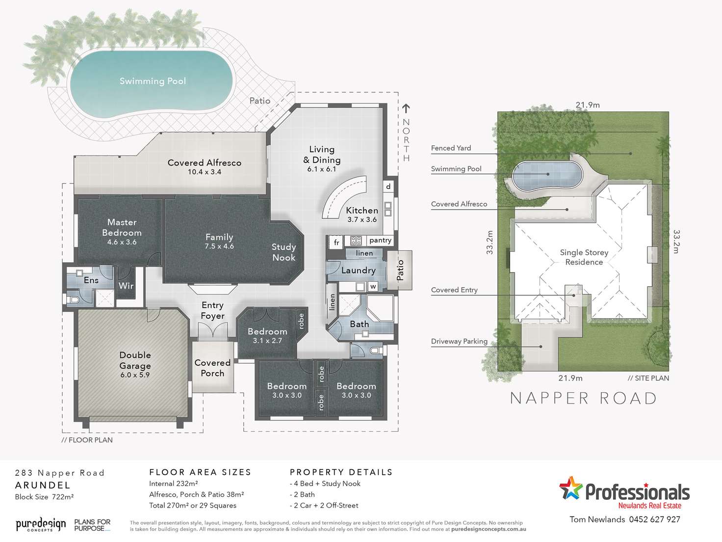 Floorplan of Homely house listing, 283 Napper Road, Arundel QLD 4214