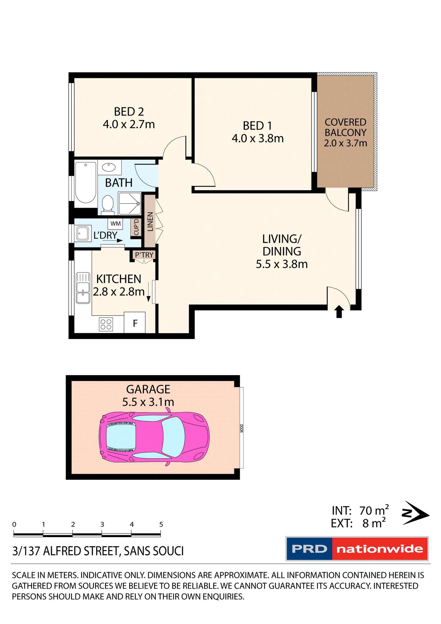 Floorplan of Homely unit listing, 3/137-139 Alfred Street, Sans Souci NSW 2219