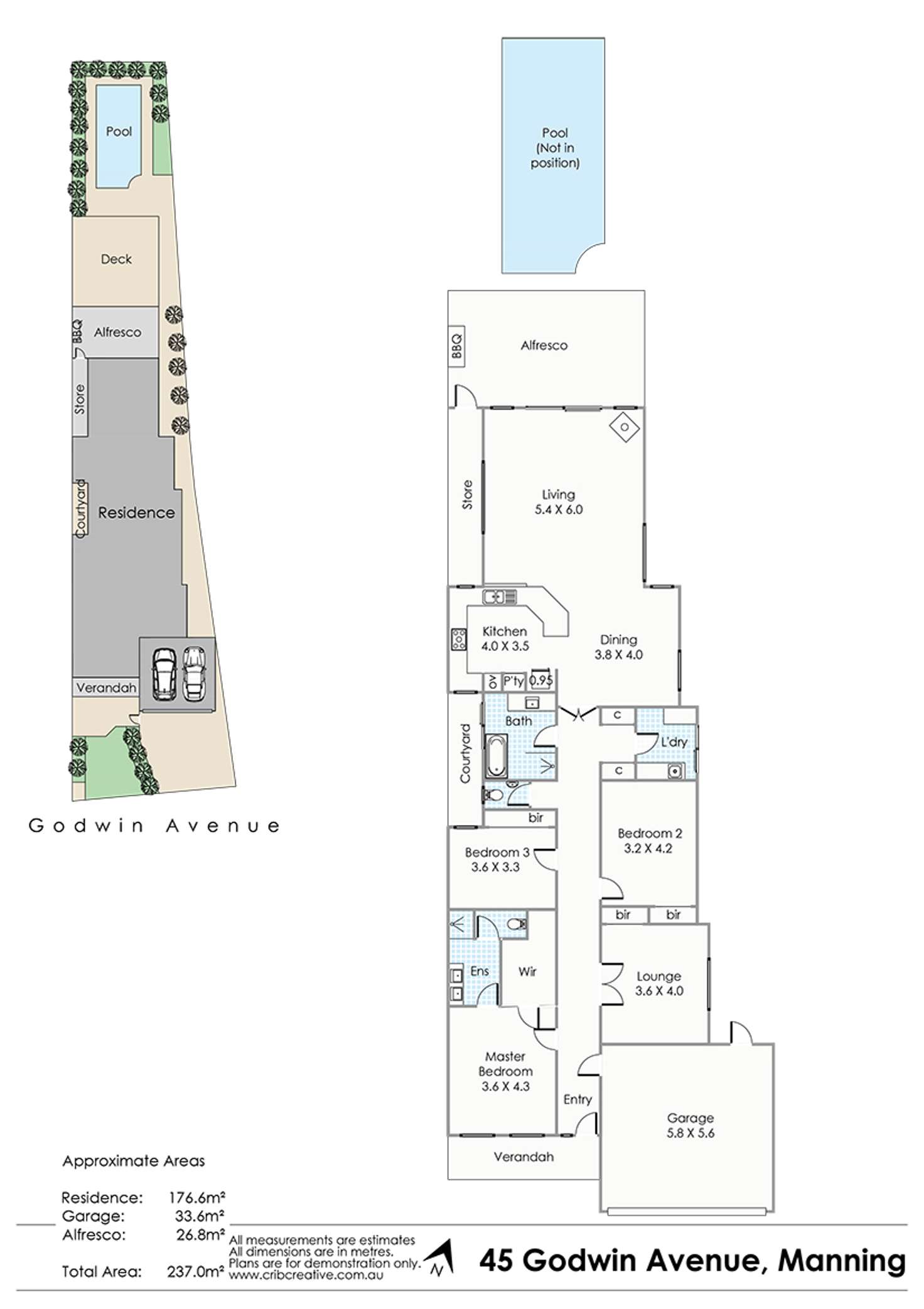 Floorplan of Homely house listing, 45 Godwin Avenue, Manning WA 6152