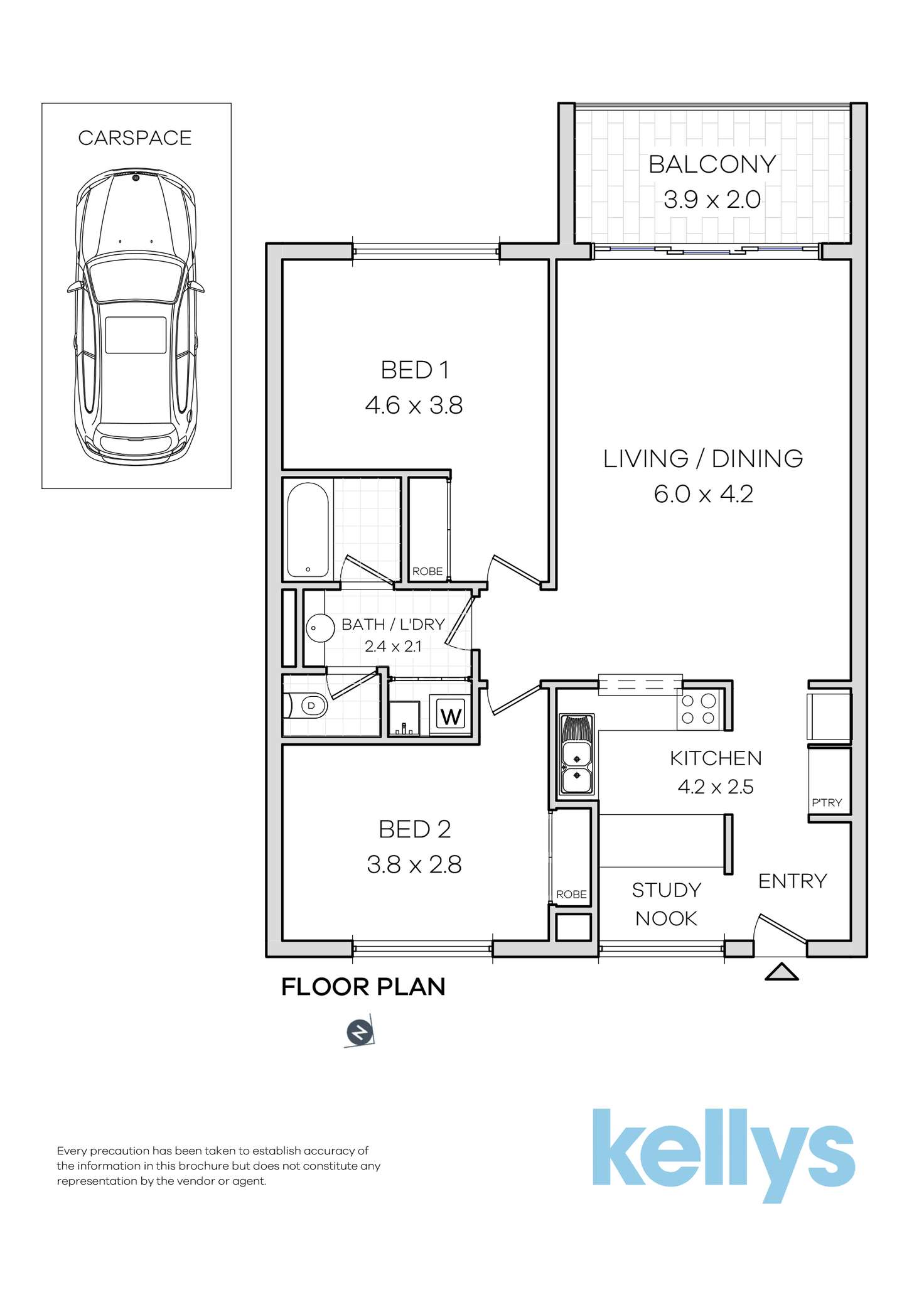 Floorplan of Homely apartment listing, 13/155 Missenden Road, Newtown NSW 2042