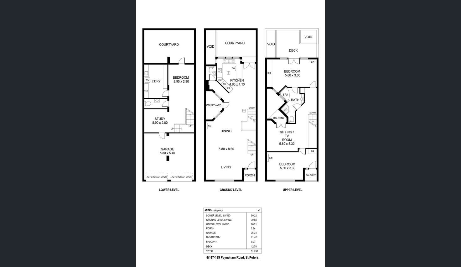 Floorplan of Homely townhouse listing, 6/167-169 Payneham Road, St Peters SA 5069