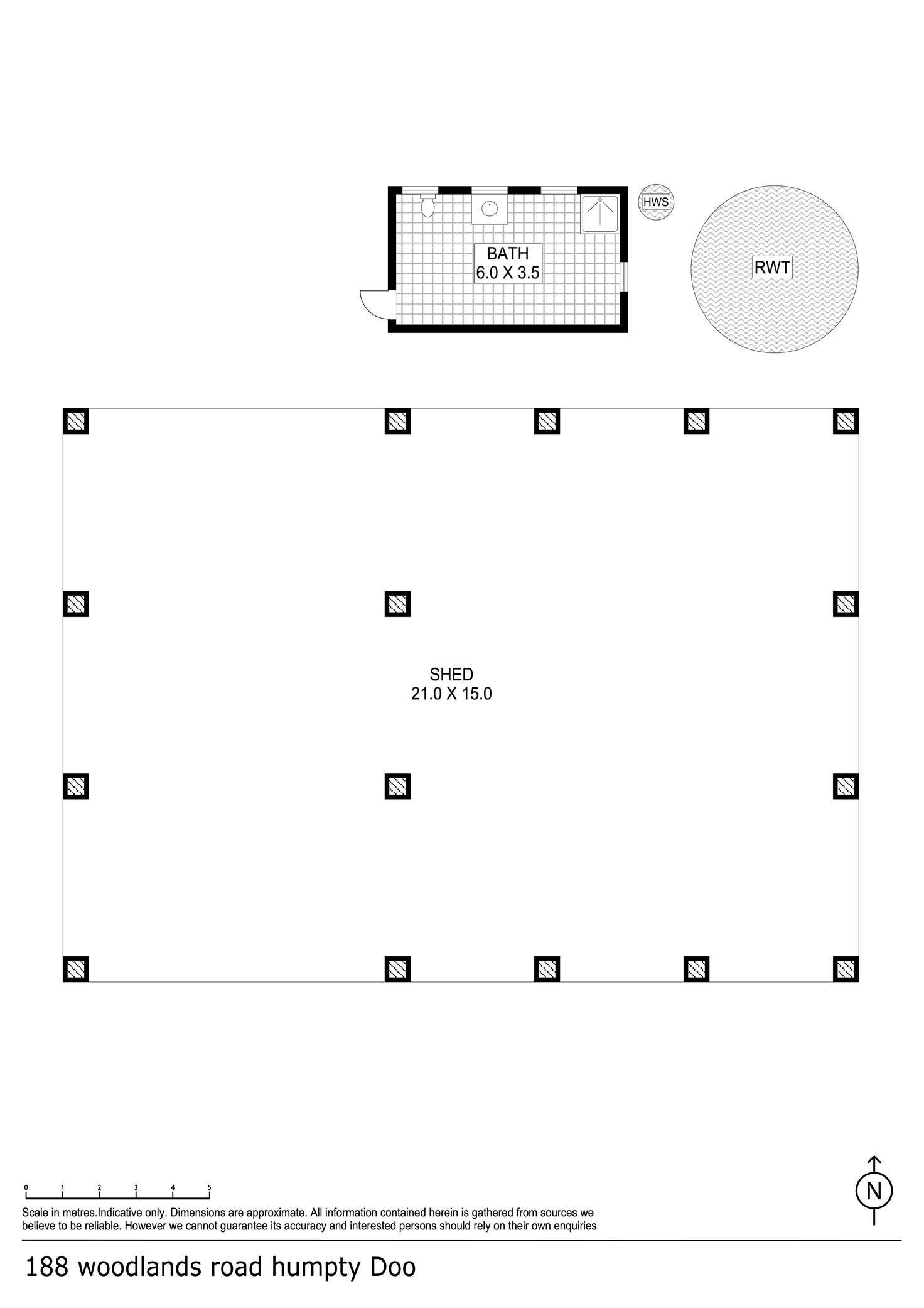 Floorplan of Homely house listing, 188 Woodlands Road, Humpty Doo NT 836