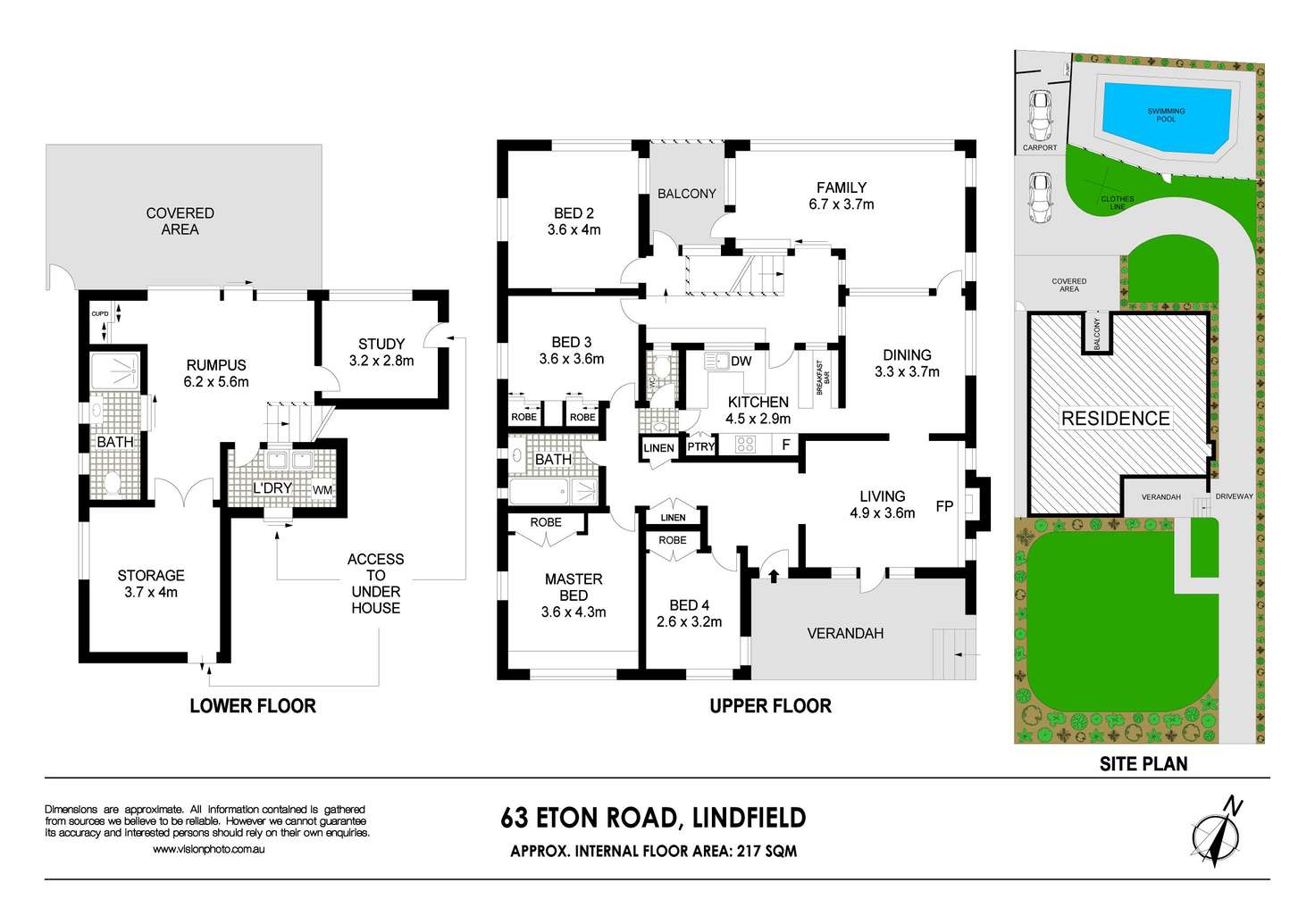 Floorplan of Homely house listing, 63 Eton Road, Lindfield NSW 2070