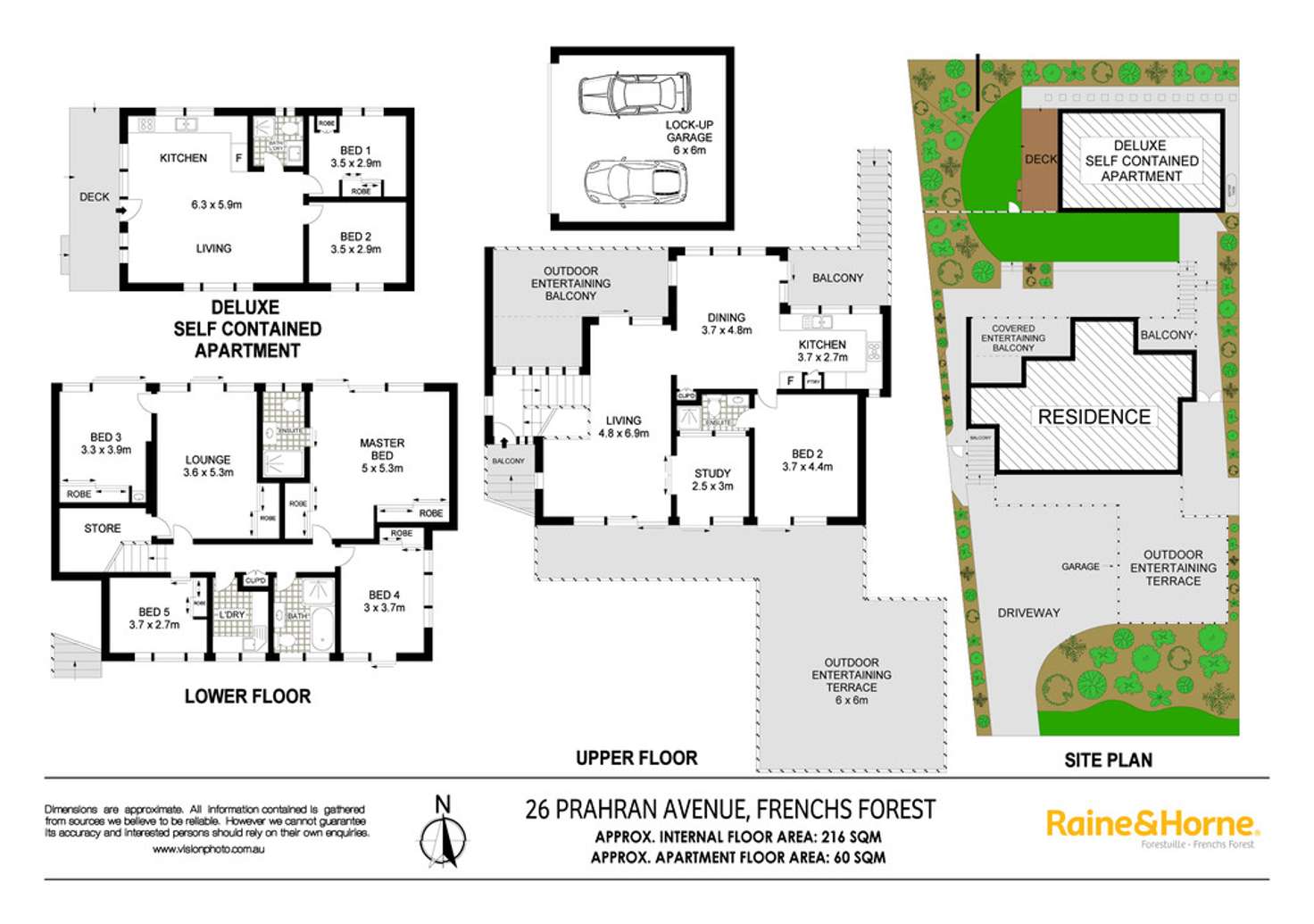 Floorplan of Homely house listing, 26 Prahran Avenue, Frenchs Forest NSW 2086