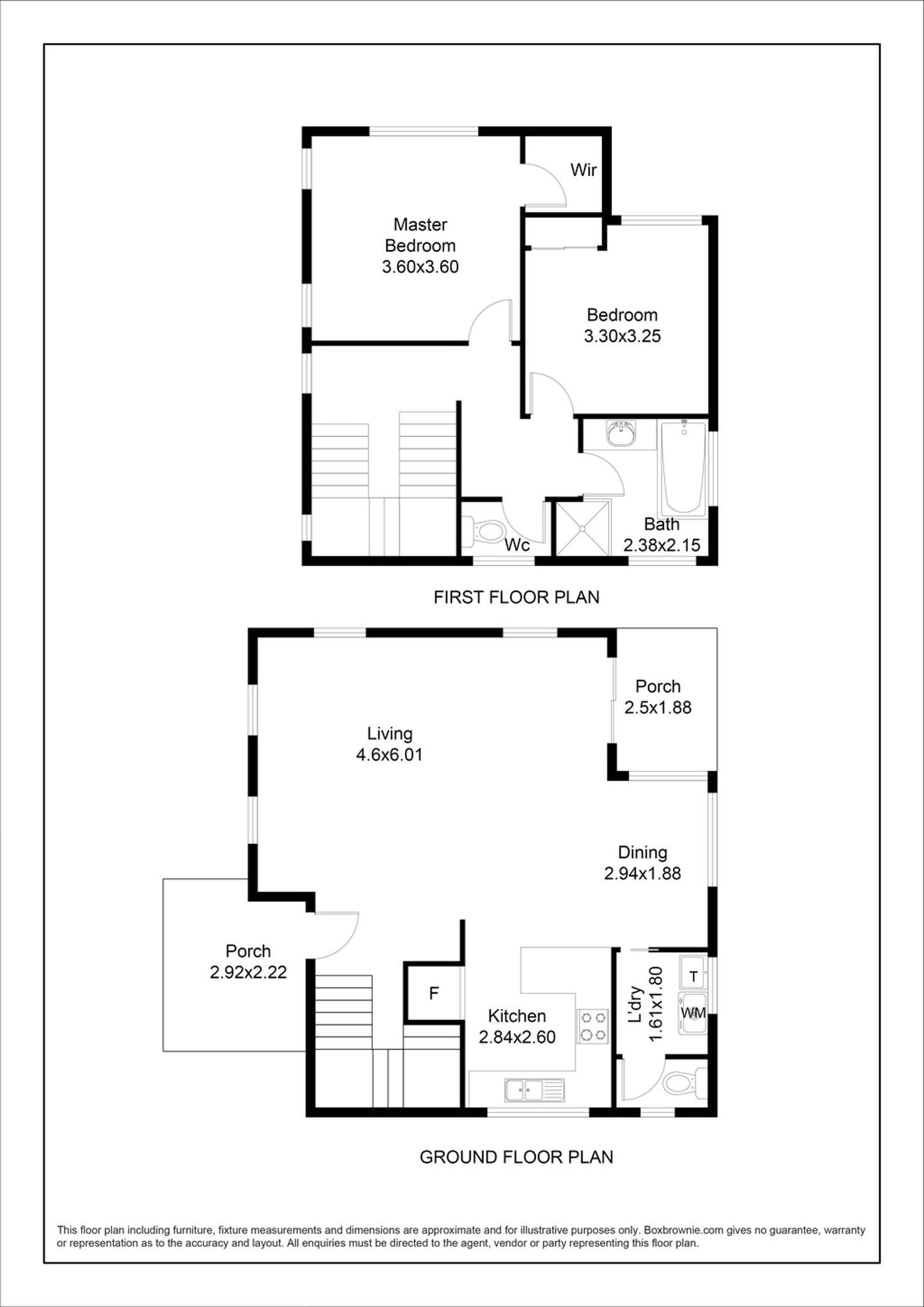 Floorplan of Homely townhouse listing, 1/40A Maddox Road, Newport VIC 3015