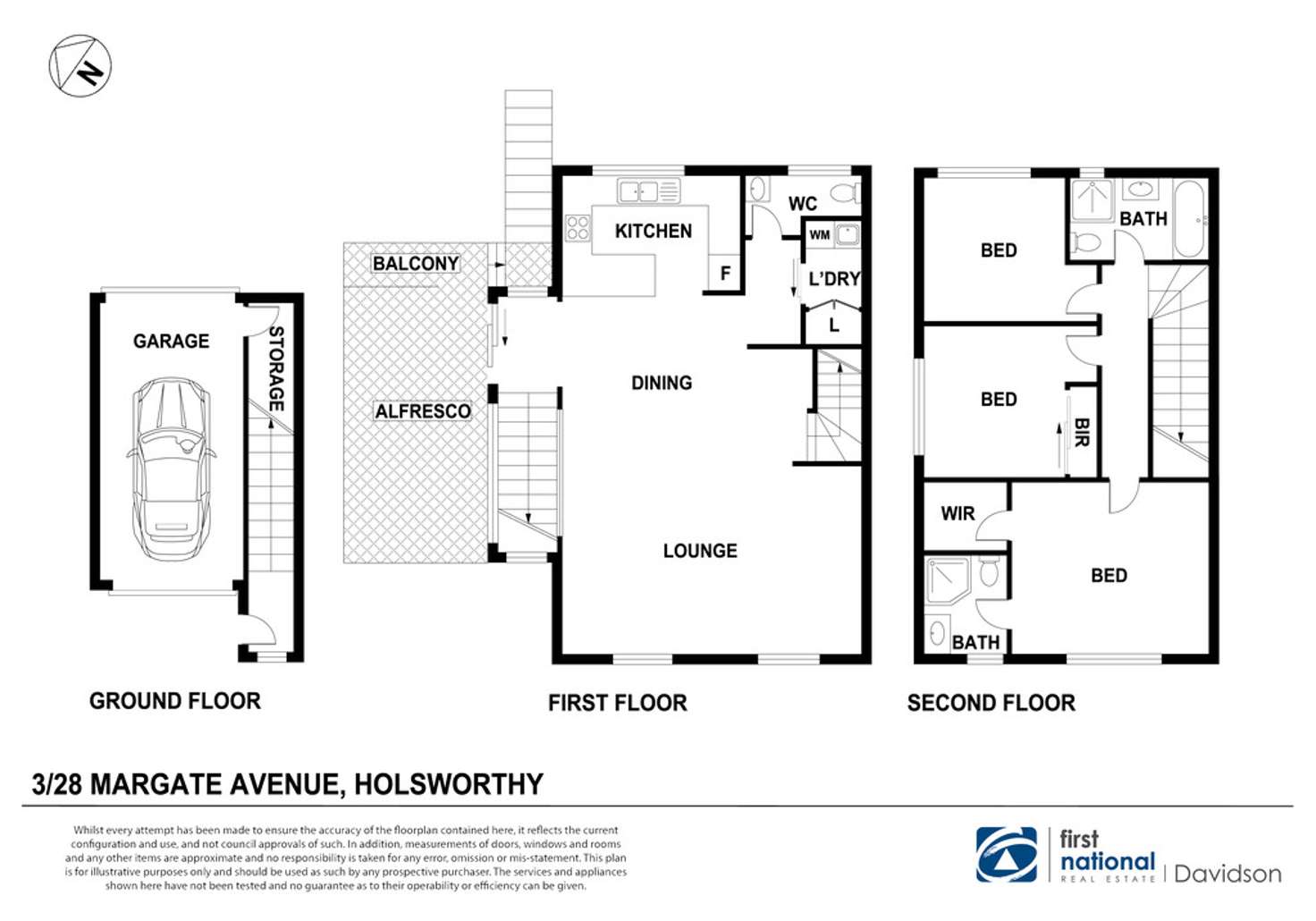 Floorplan of Homely house listing, 3/28 Margate Avenue, Holsworthy NSW 2173