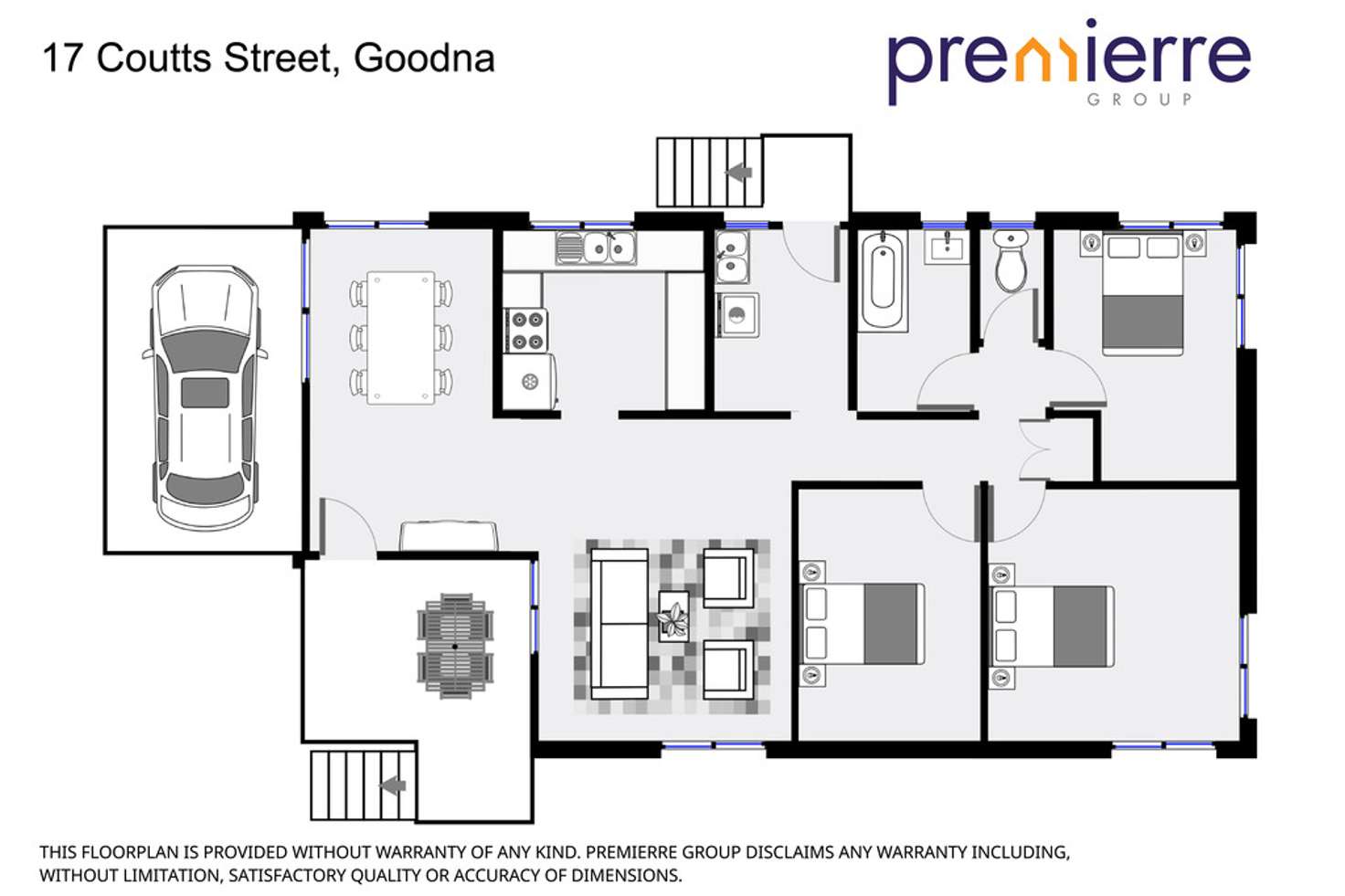 Floorplan of Homely house listing, 17 Coutts Street, Goodna QLD 4300