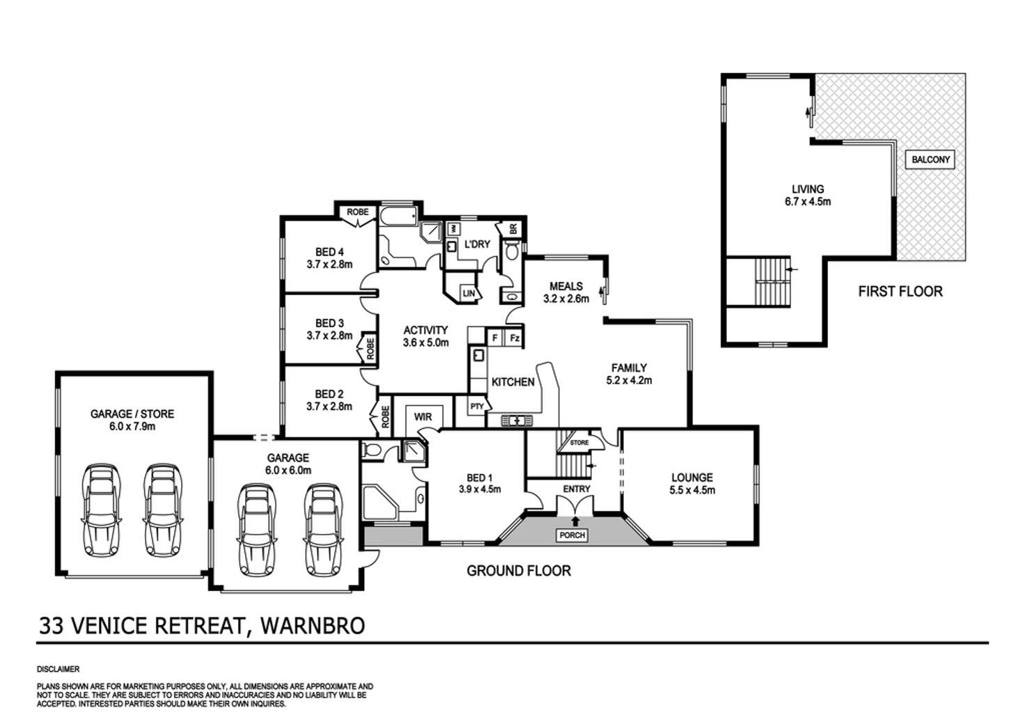 Floorplan of Homely house listing, 33 Venice Retreat, Warnbro WA 6169