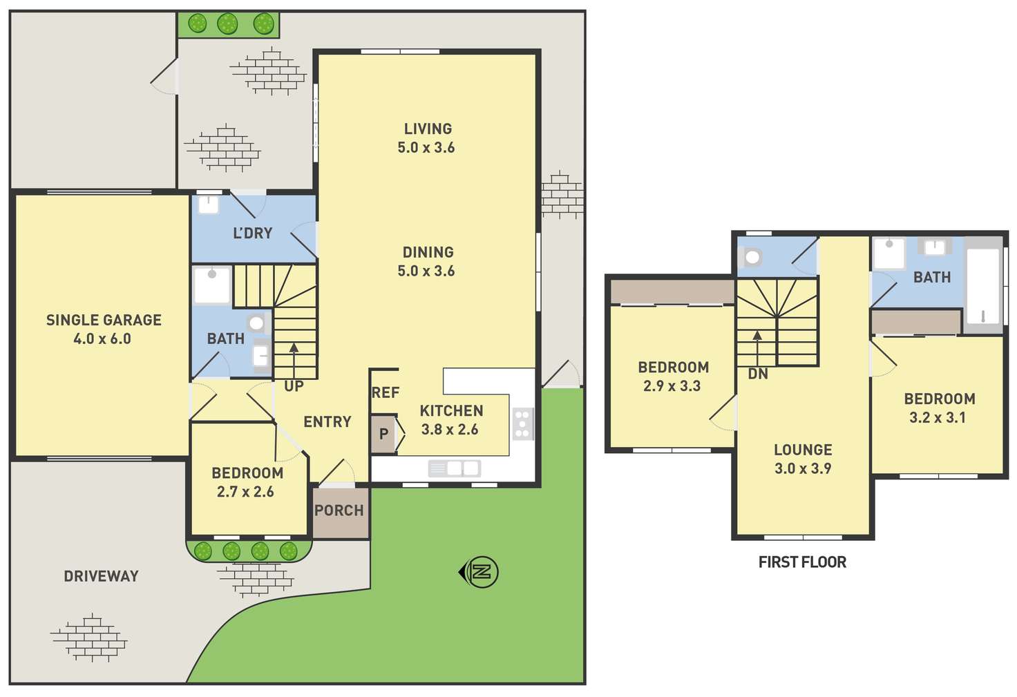 Floorplan of Homely house listing, 2/1 Fawkner Street, Westmeadows VIC 3049
