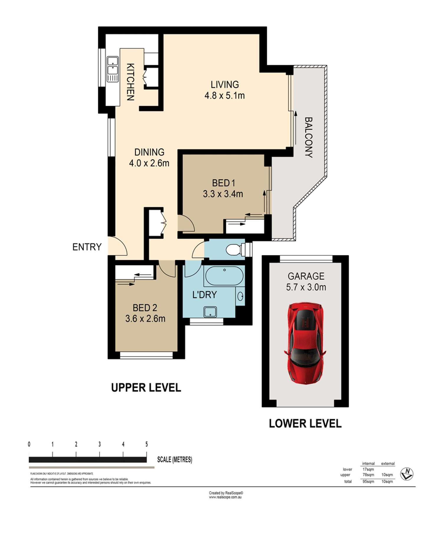 Floorplan of Homely apartment listing, 6/481 Vulture Street, East Brisbane QLD 4169