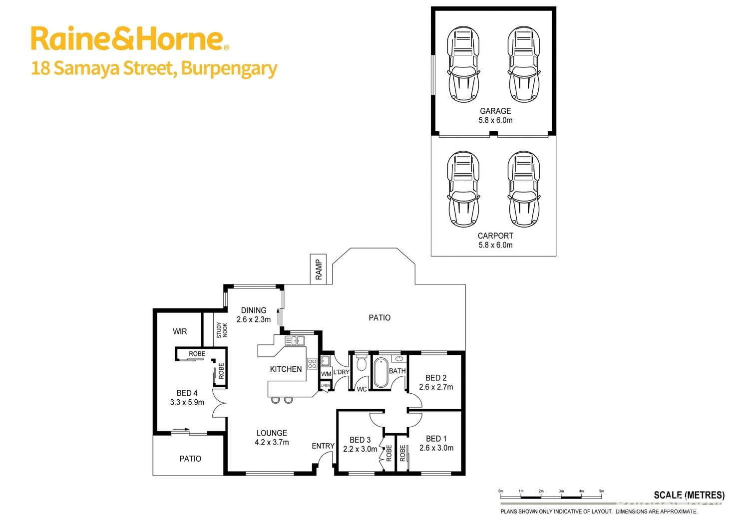 Floorplan of Homely house listing, 18 SAMAYA STREET, Burpengary QLD 4505