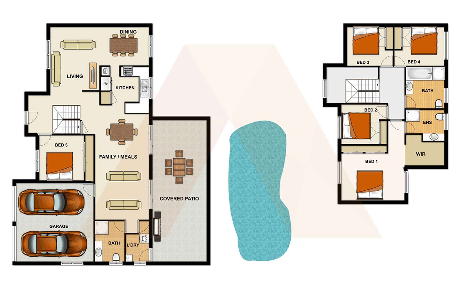 Floorplan of Homely house listing, 9 Ashford Pl, Parkinson QLD 4115