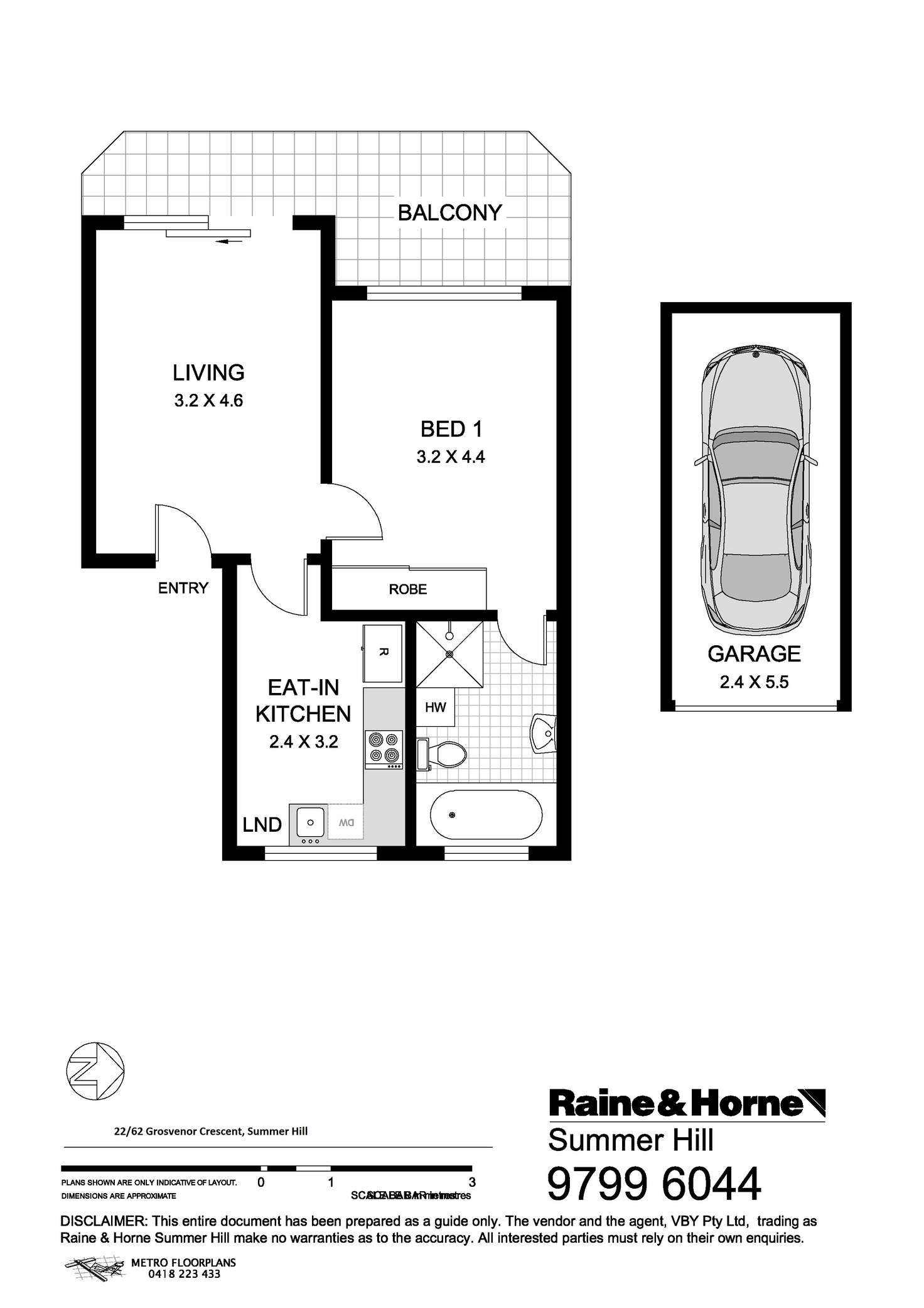 Floorplan of Homely apartment listing, 22/62 Grosvenor Crescent, Summer Hill NSW 2130