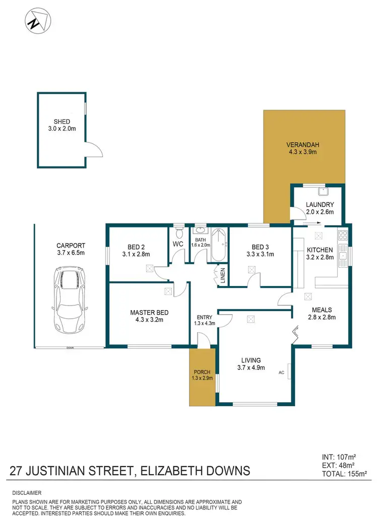 Leased House 27 Justinian Street, Elizabeth Downs SA 5113 Apr 27