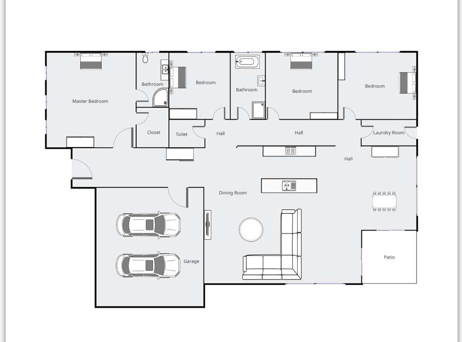 Floorplan of Homely house listing, 16 Cosgrove Court, Mildura VIC 3500