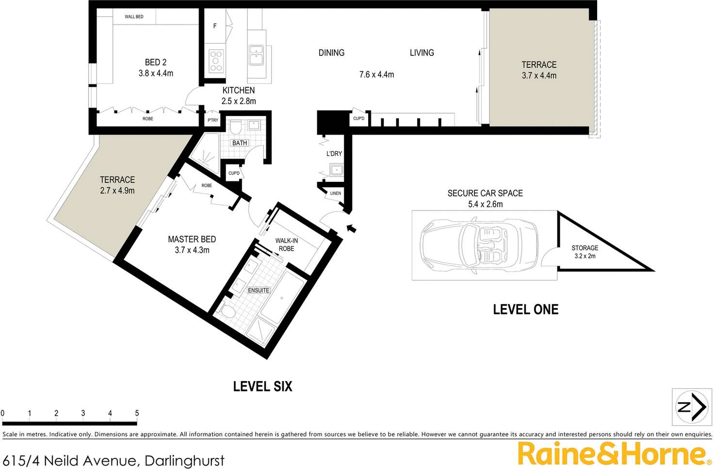 Floorplan of Homely apartment listing, 615/4 Neild Avenue, Darlinghurst NSW 2010
