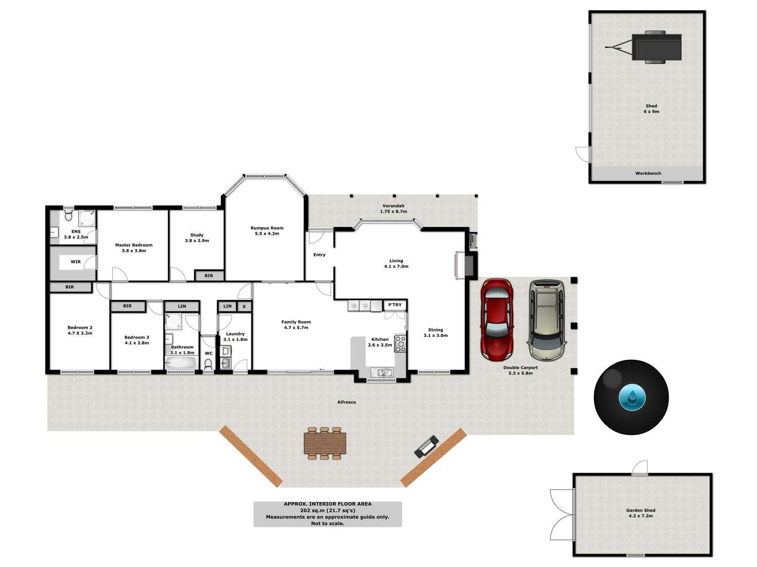 Floorplan of Homely house listing, 119 Chiltern-Barnawartha Road, Chiltern VIC 3683
