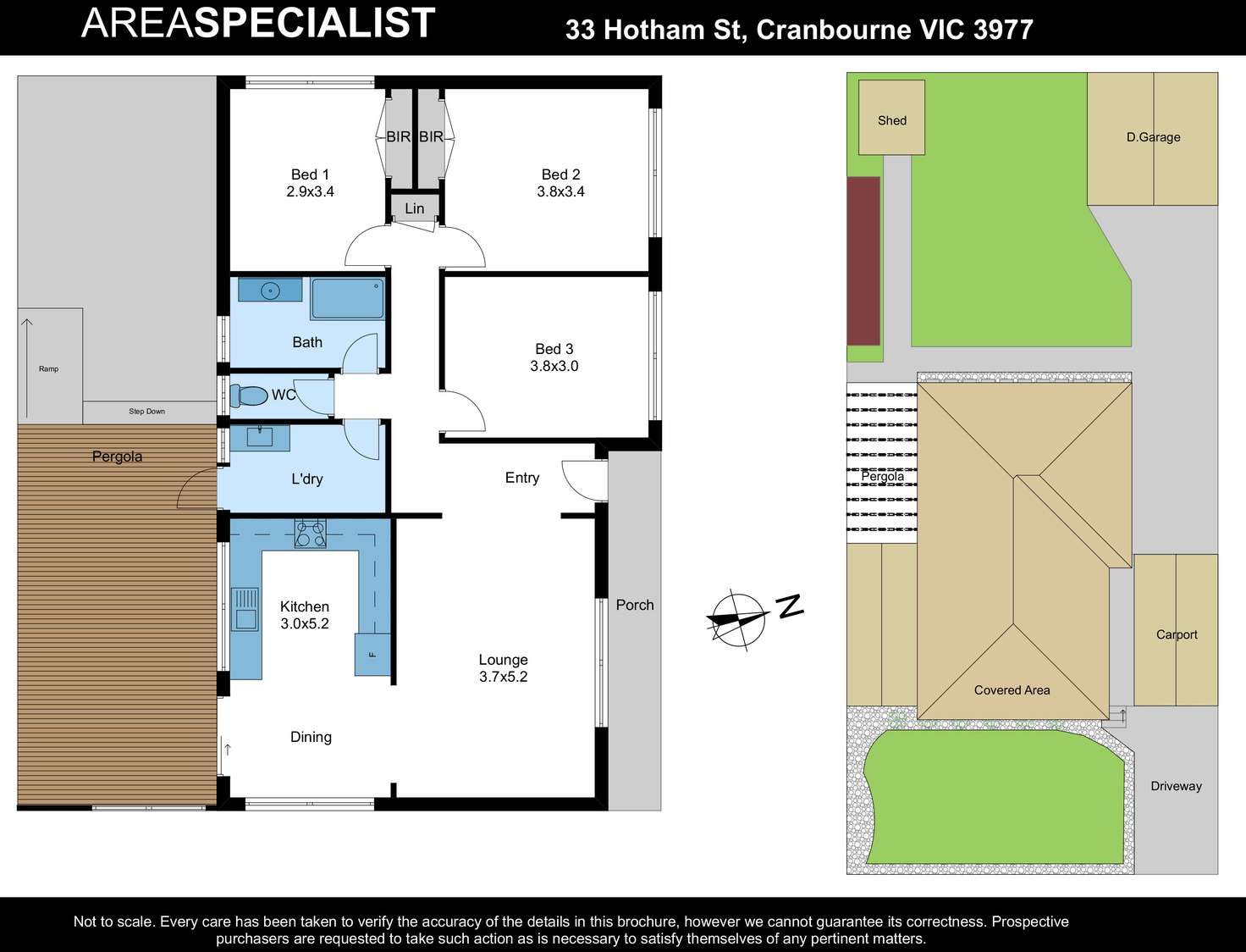 Floorplan of Homely house listing, 33 Hotham Street, Cranbourne VIC 3977